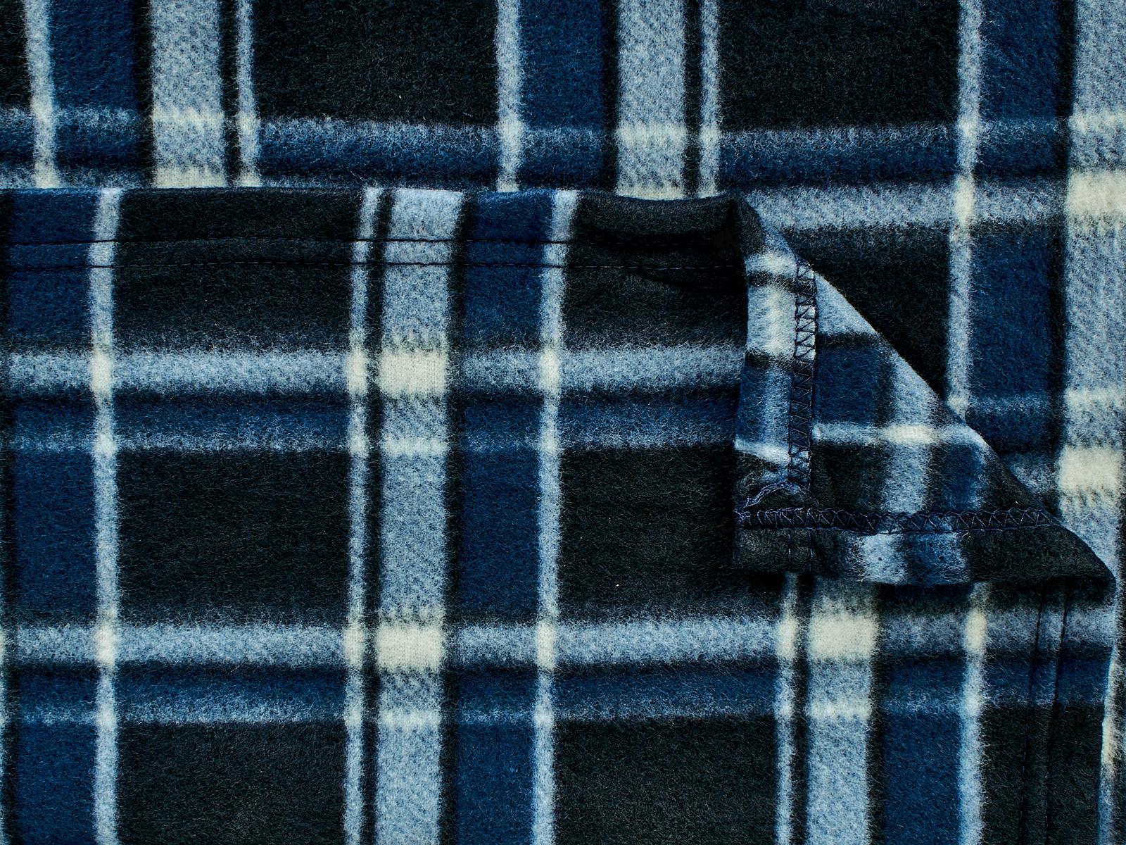 Плед флис 150*200 Cell 3/2 Синий