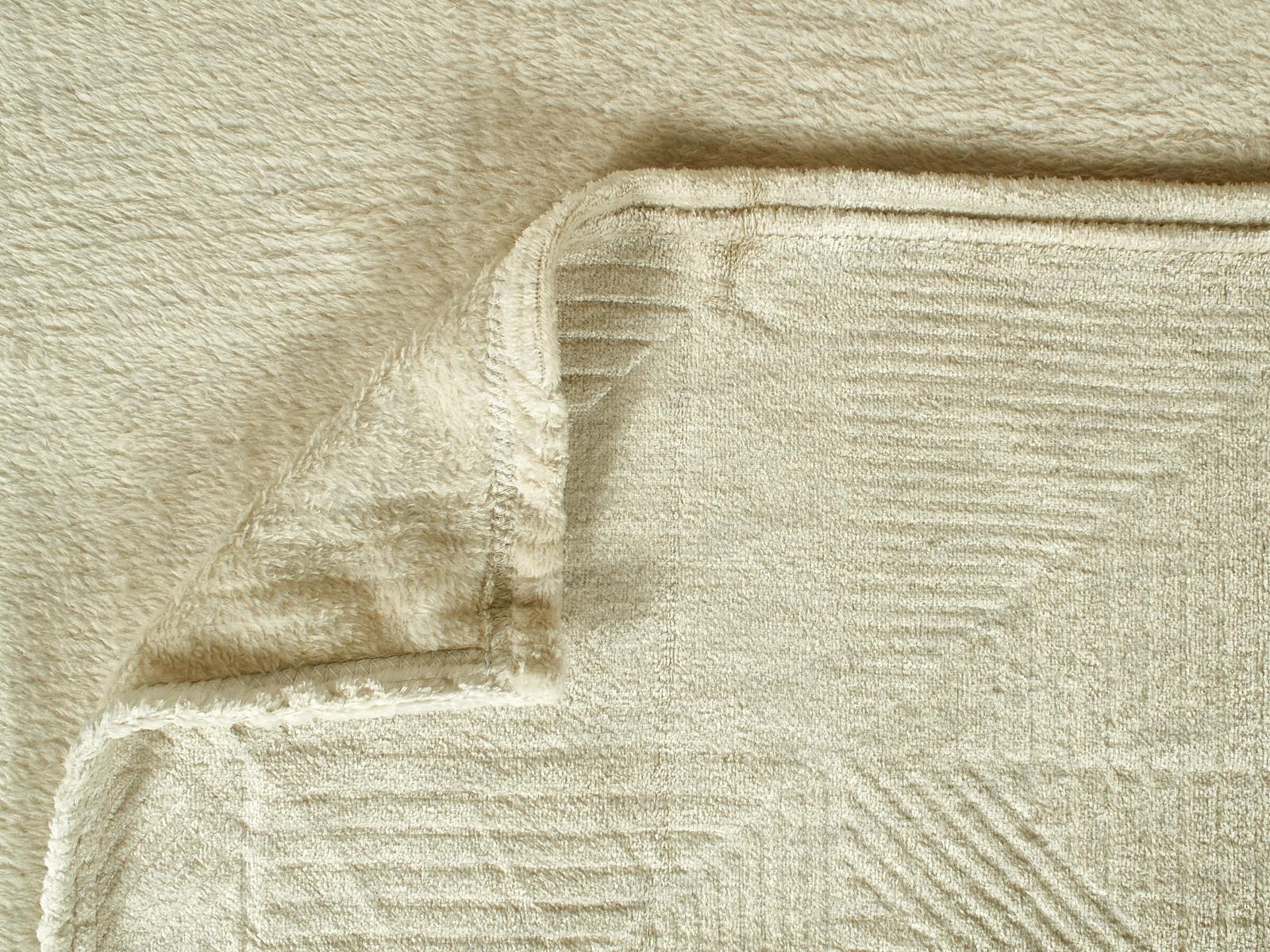 Плед Велсофт 180*200 13-0905 Молочный