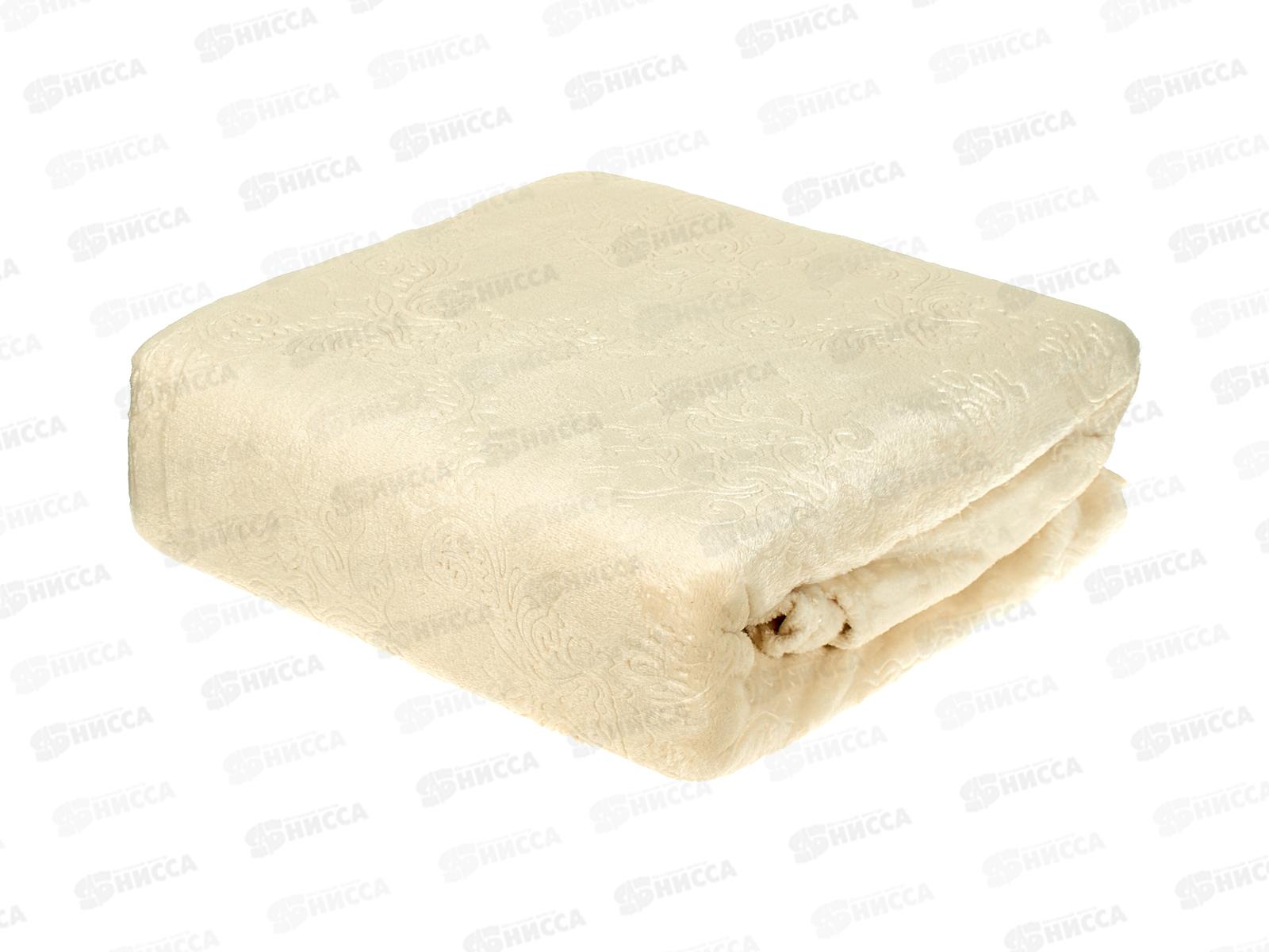 Плед Велсофт 180*200 062 13-0907 Слоновая кость