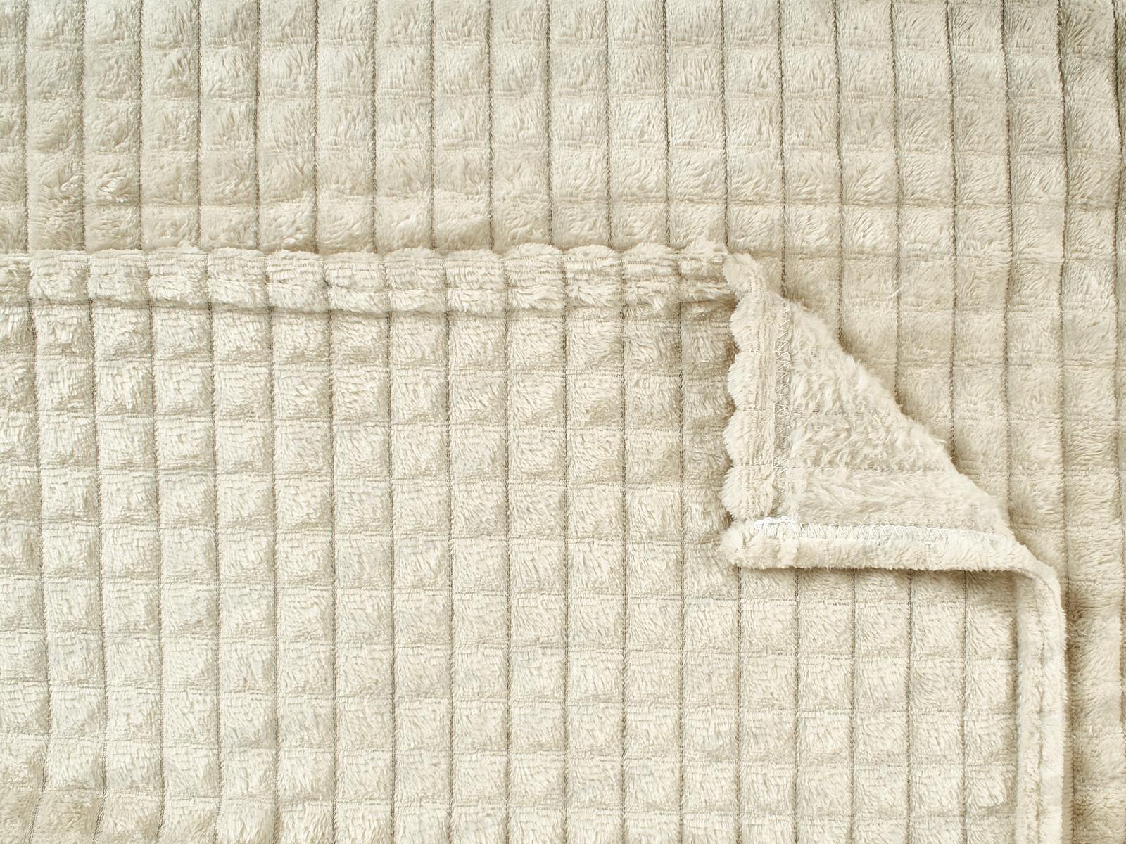 Плед Велсофт с тиснением Соты 220*200 13-0000 лунный луч