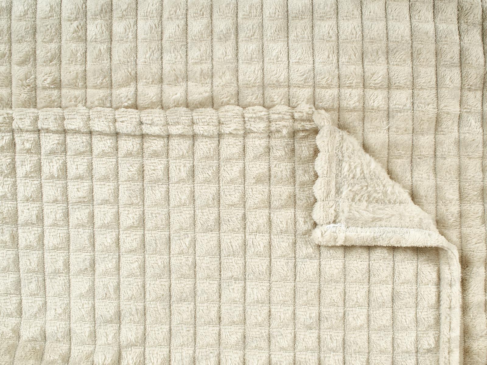 Плед Велсофт с тиснением Соты 150*200 13-0000 лунный луч