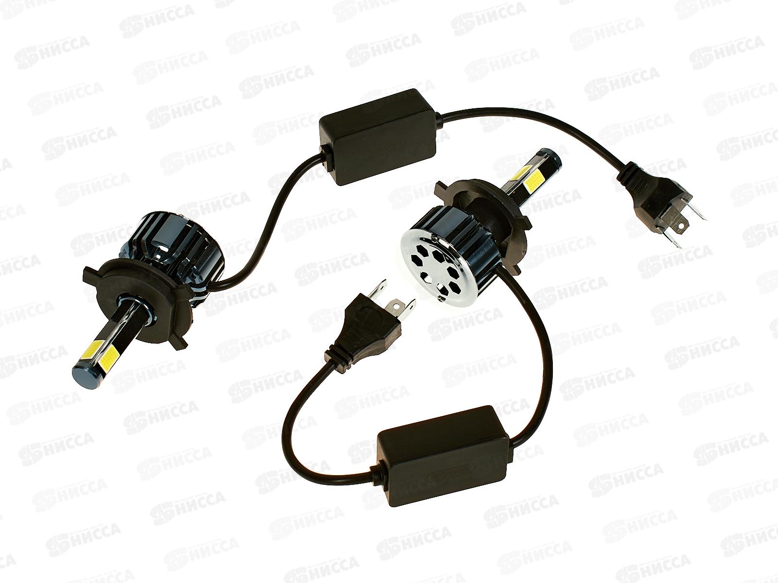 Лампа авто H4 P43t 12/24В 25Вт 2500Лм радиатор 6000К ПРОТОН (А4) комплект 2шт, S08701039