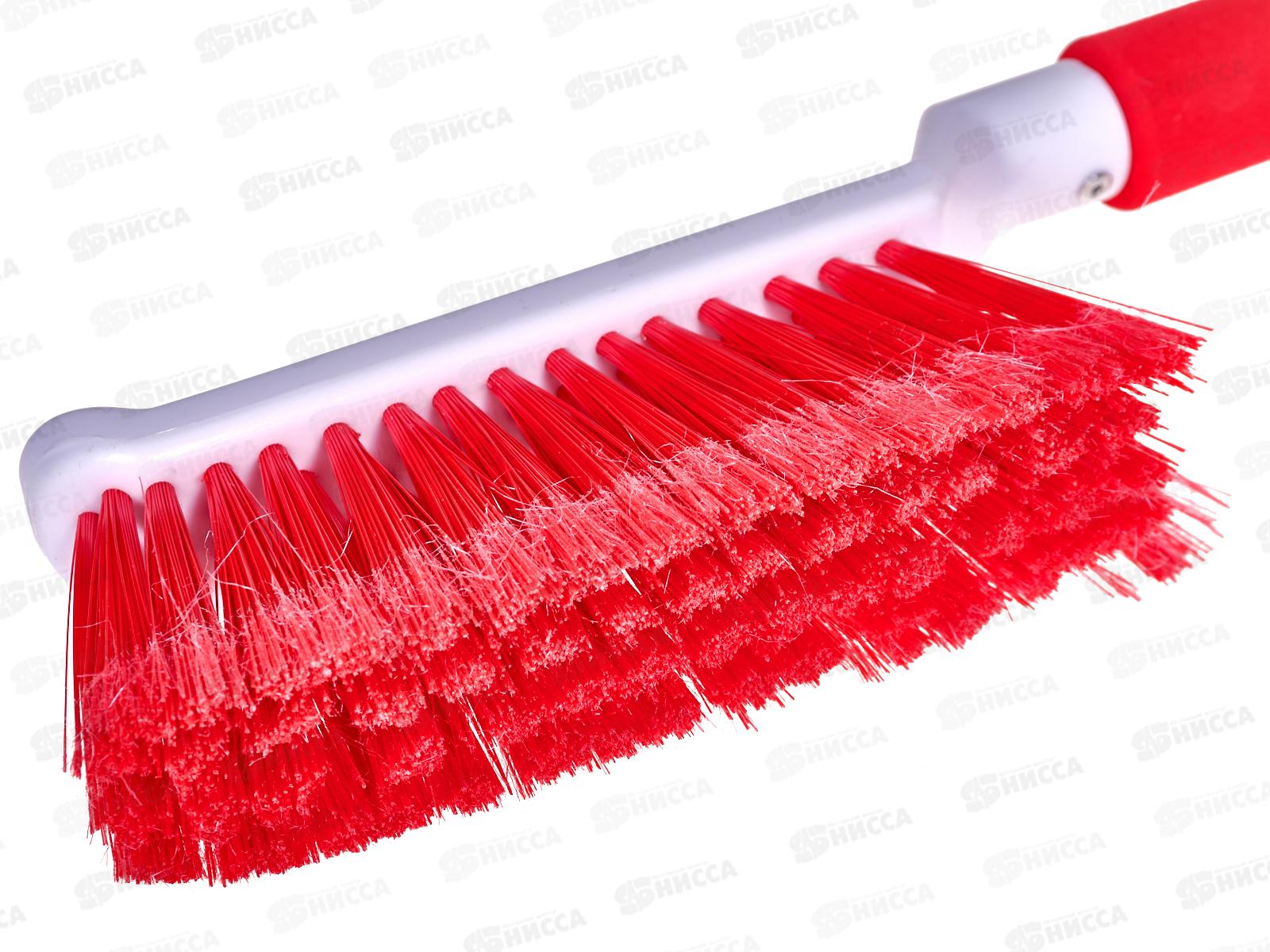 Щетка для снега 41см со скребком мягкая щетина, ручка soft touch