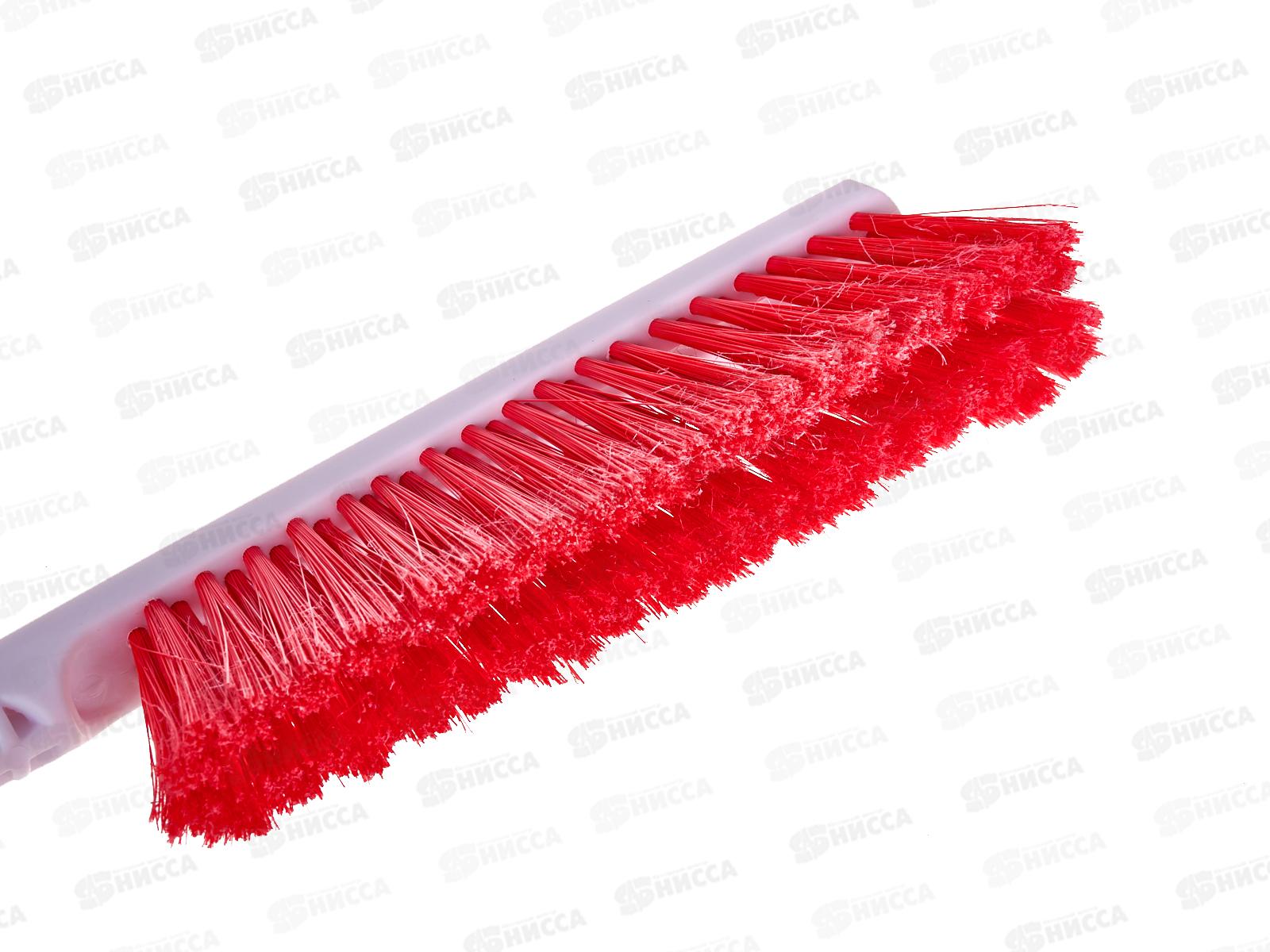 Щетка для снега 52см cъемный скребок мягкая щетина, ручка пластик