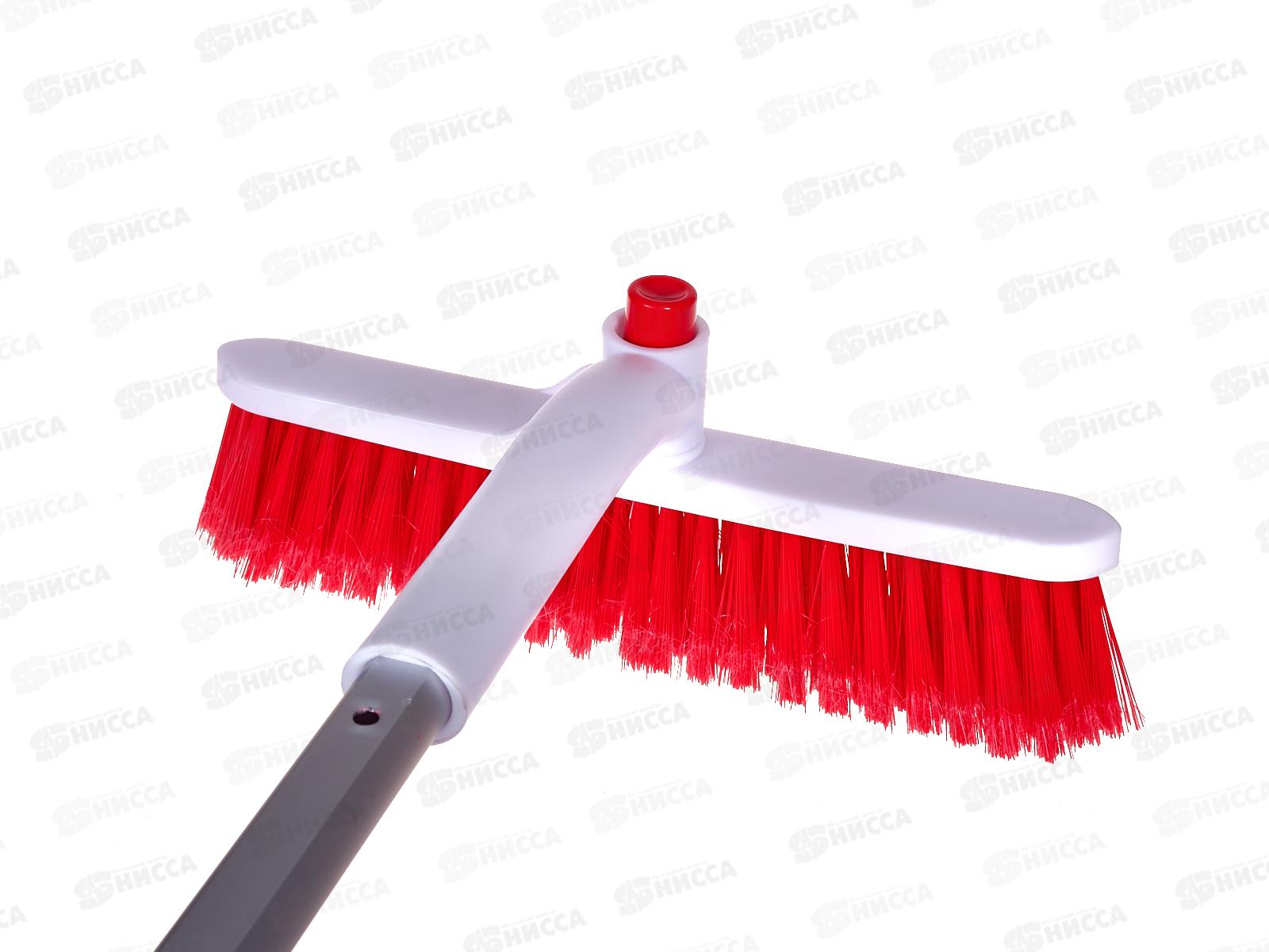 Щетка для снега телескопическая 79-100см со скребком мягкая щетина, ручка soft touch, поворотная