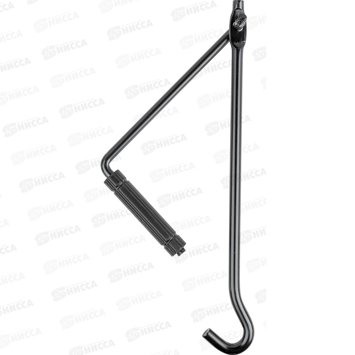 Домкрат механический ромбический 1,5т h 105-340мм УРАЛ с резиновой опорной частью, в чехле