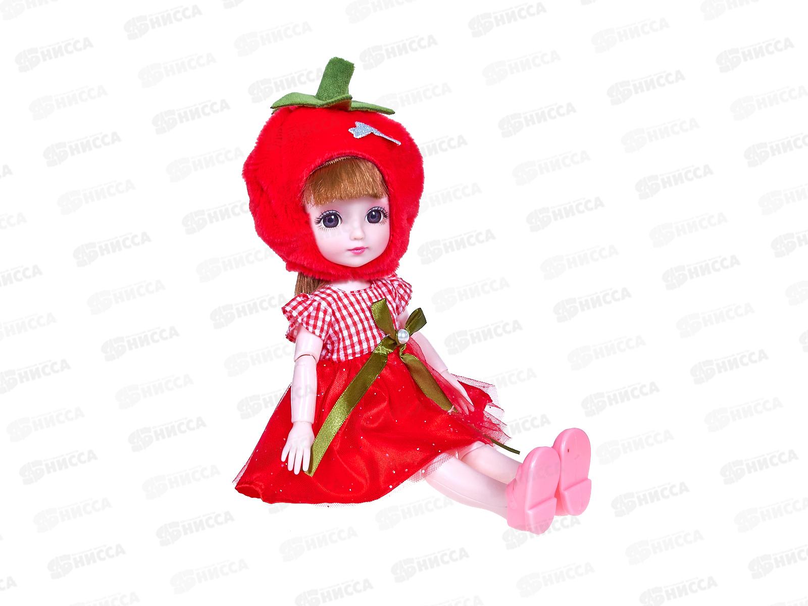 Кукла 30см, 3020614 с аксессуарами, ручки и ножки шарнирные в/к