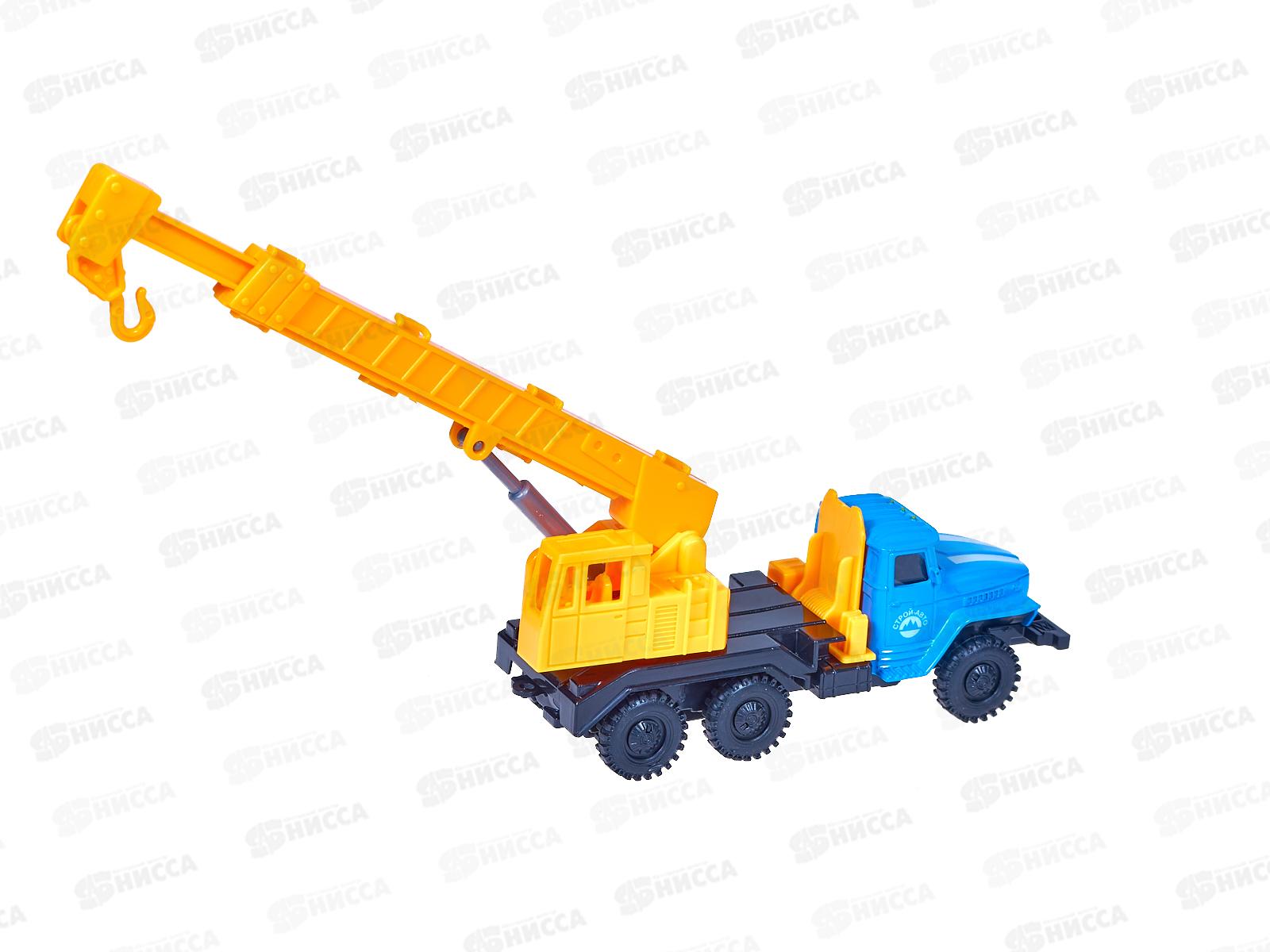 Грузовик мет УРАЛ Кран, инерц., 1:43, 9123799