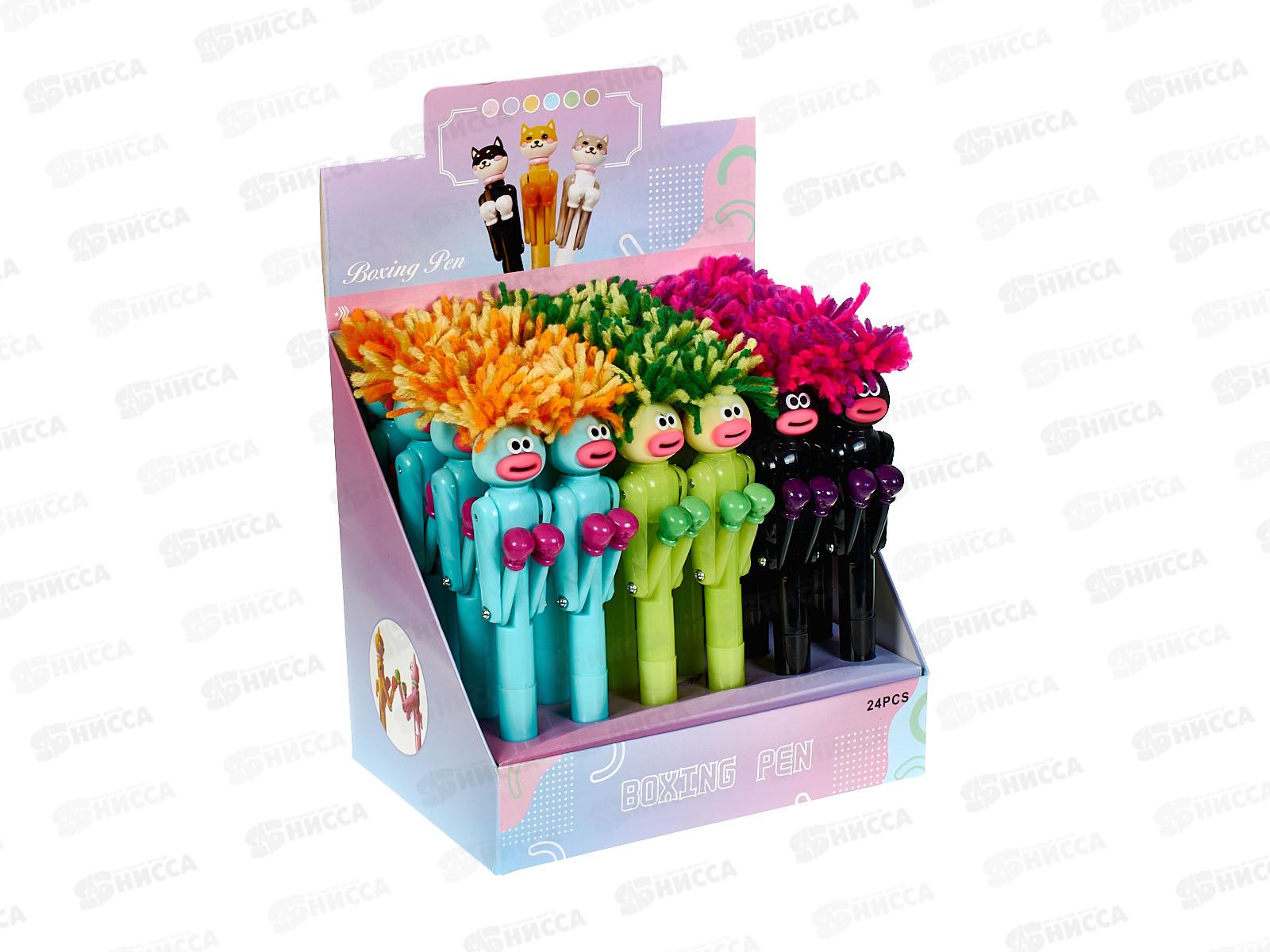 Ручка шар. MAZARI Boxing синяя, 1,0мм M-15586-70 *24