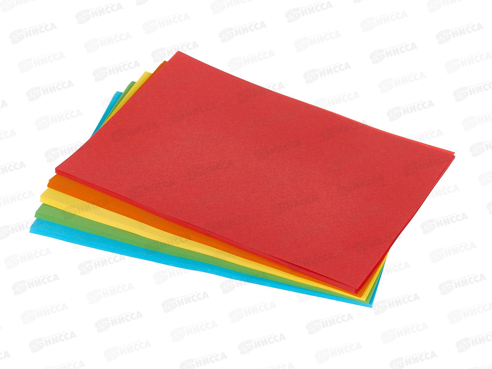 Бумага ксер. P80 100л А4 Brauberg 5цв*20л интенсив 112461 *10