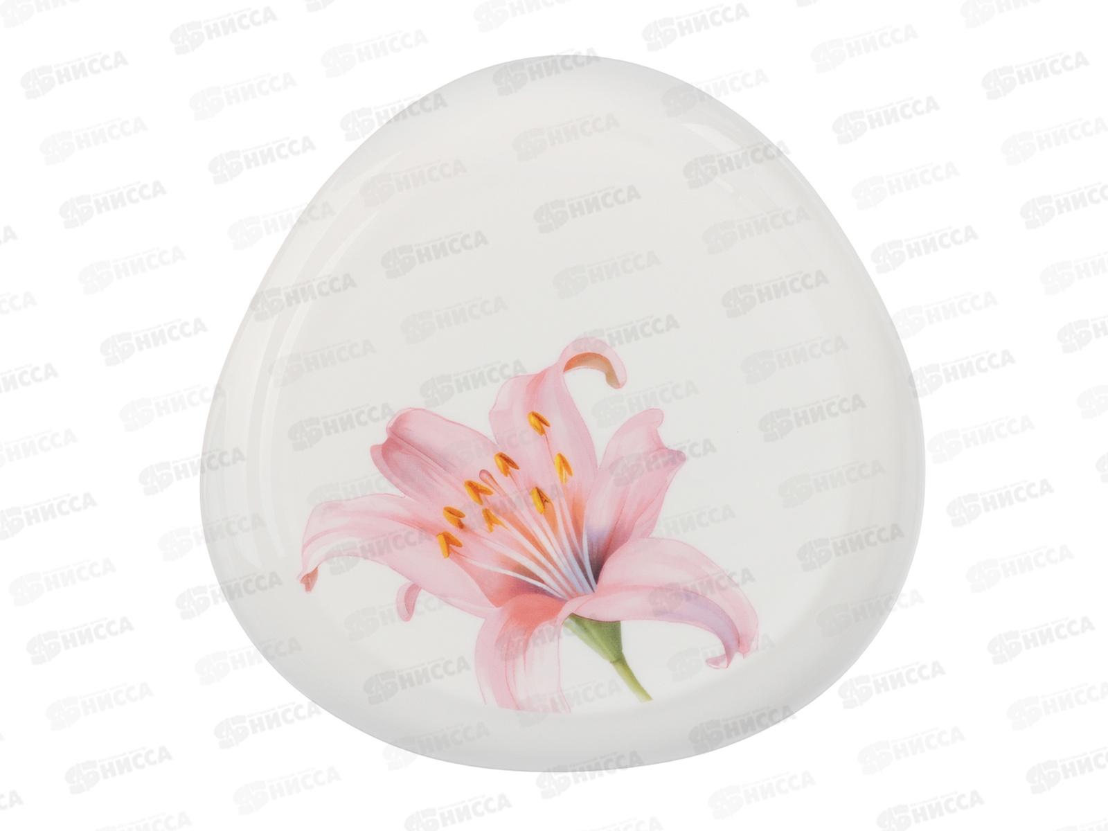 Тарелка десертная 19,5см, Лилия, треугол. форма, MILLIMI, 818-322  г