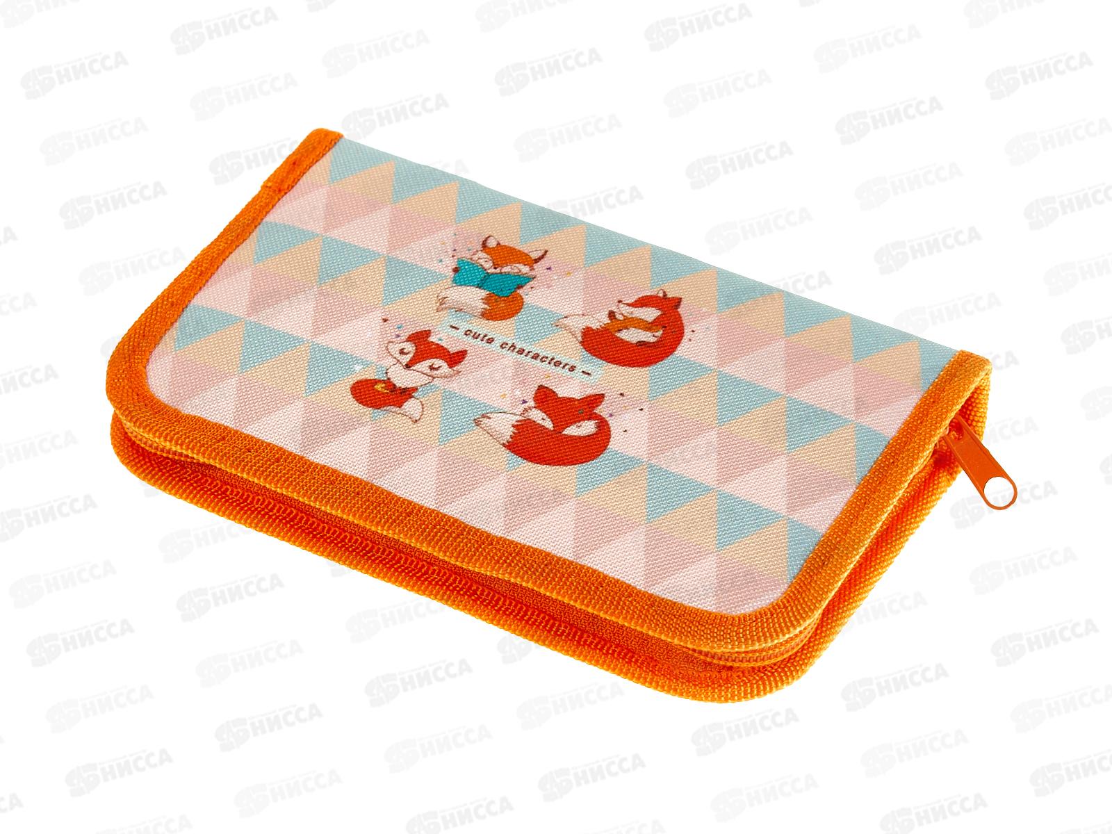 Пенал ПП Очаровательные лисы, 1отд, мал. 190*115 ПН-2021 *60