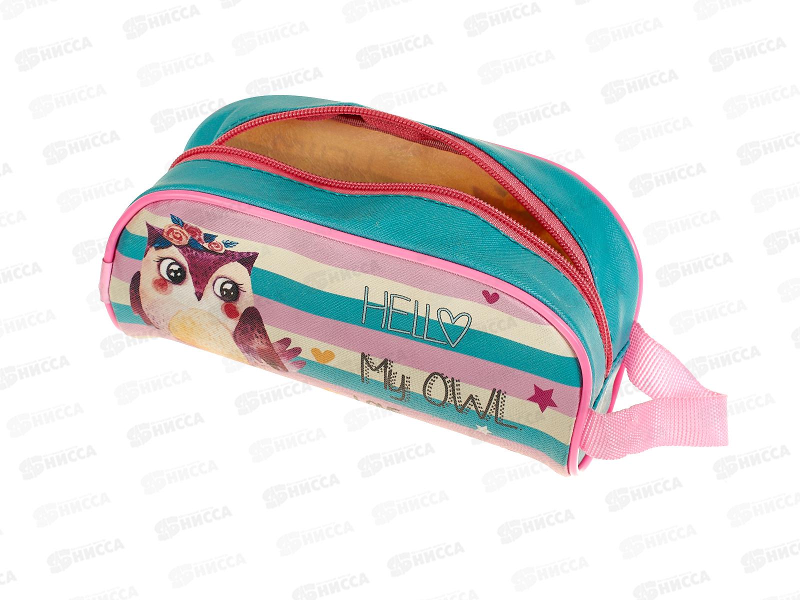 Пенал-косм. ПП Сова с ручкой ПН-2355*12