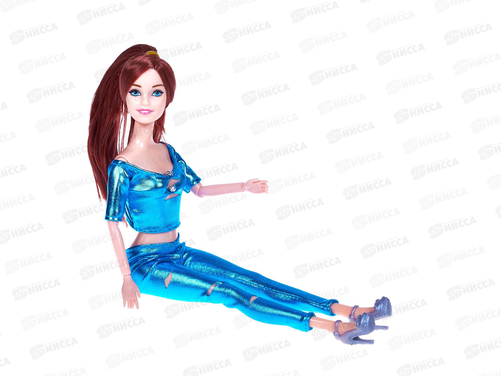 Кукла с аксессуарами 2844105 ручки на шарнирах, 4в, в коробке