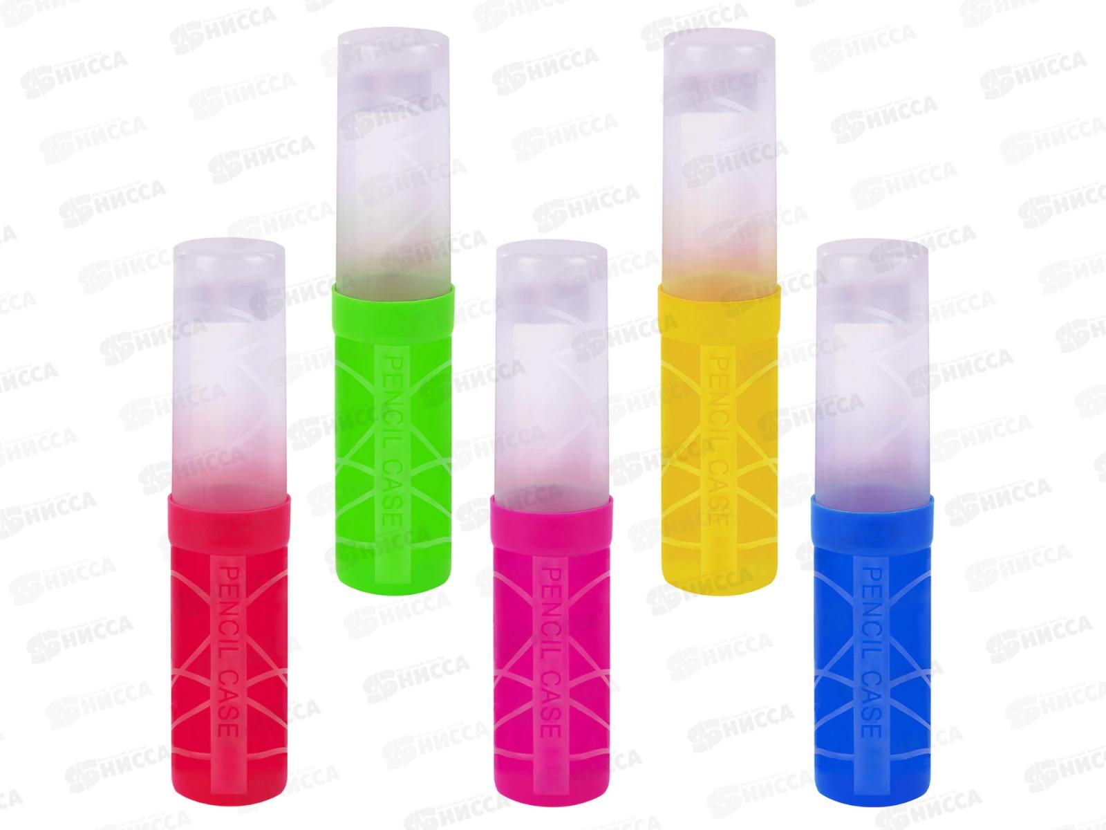 Пенал-тубус Пифагор пласт. асс. 271582