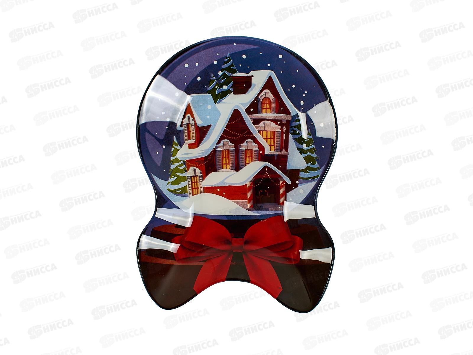 Блюдо сервировочное &quotСнежный шар&quot 18,5*13*2см 9500129