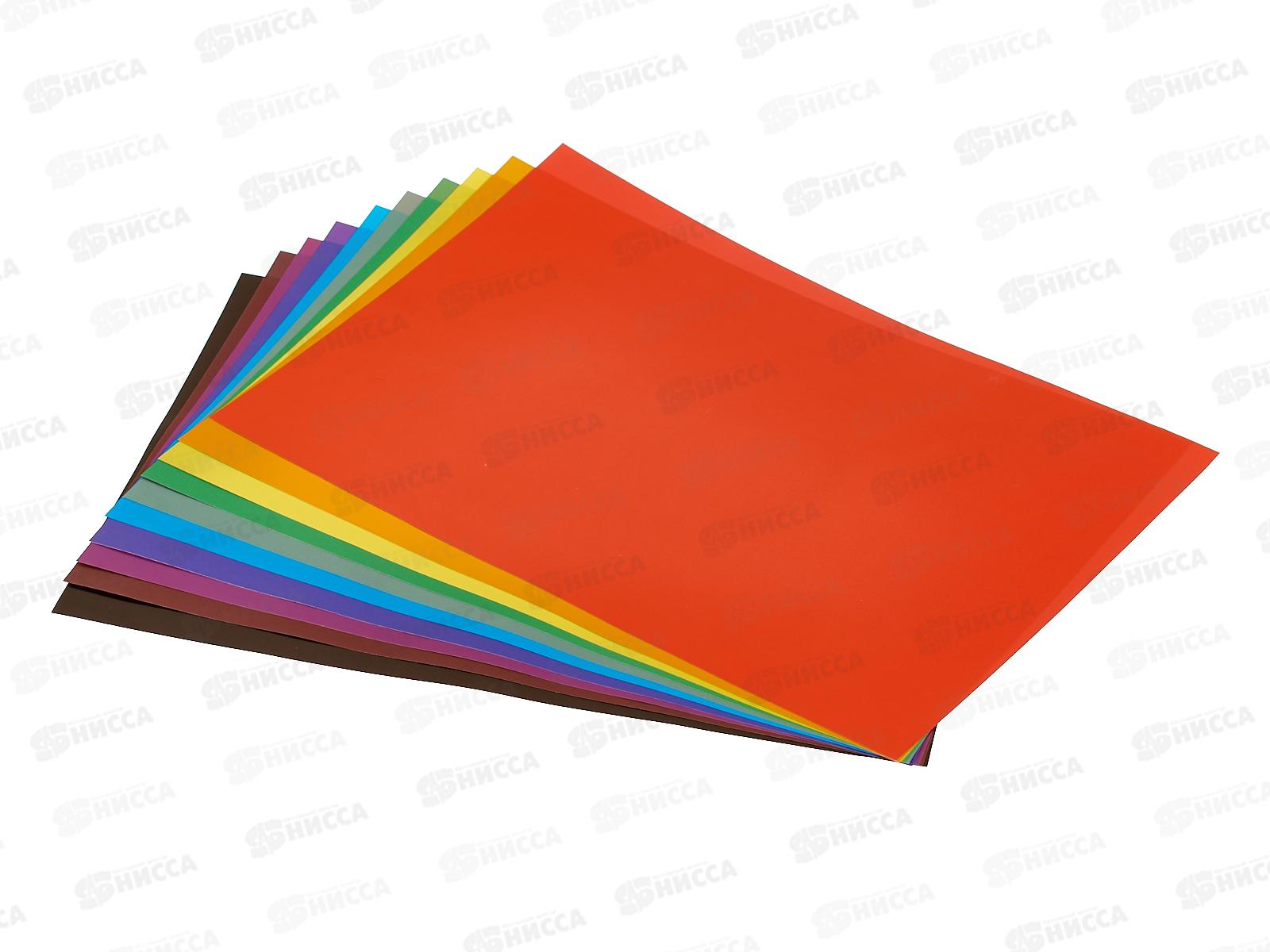 Цветная бум.  10л 20цв Апплика двуст. Лев ,С0385-10*60