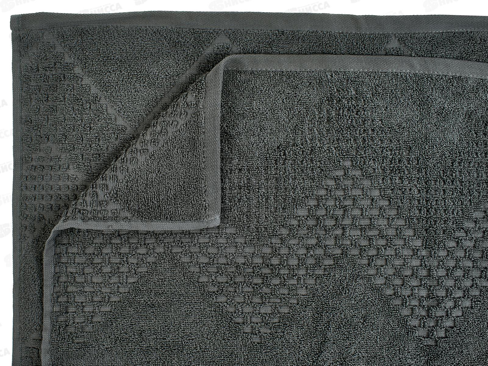 Полотенце махровое 30*60 LuxoR Рокс темно-серый