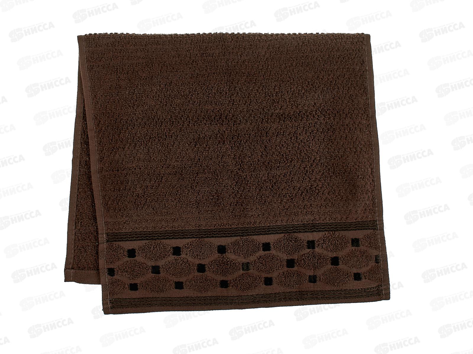Полотенце махровое 30*60 LuxoR Латис шоколадный