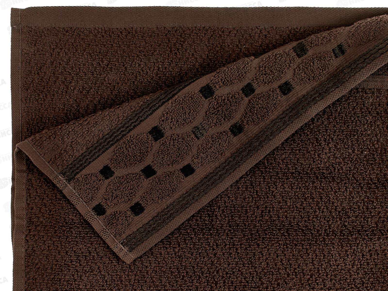 Полотенце махровое 30*60 LuxoR Латис шоколадный