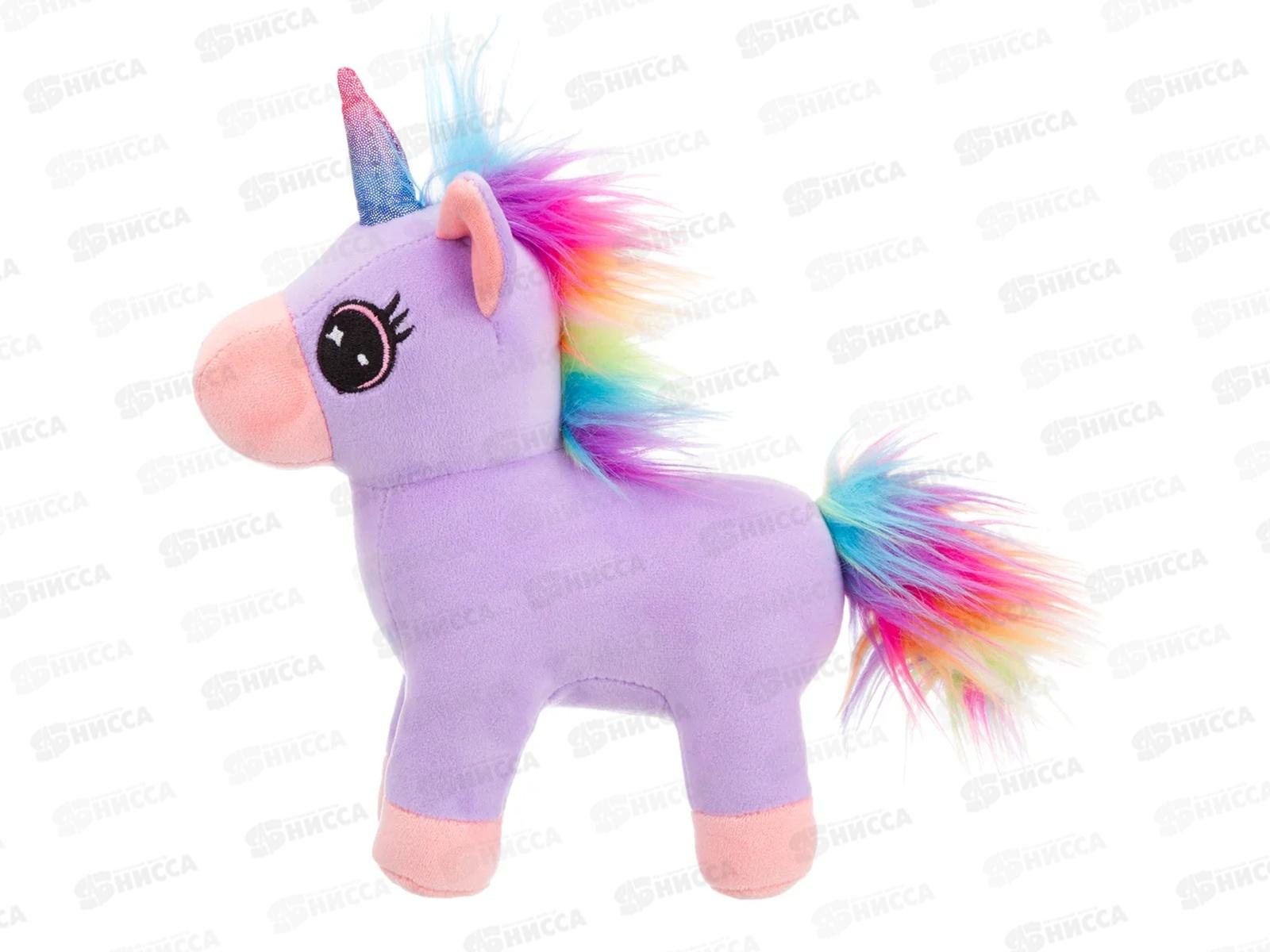 Игрушка ТМ &quotRelana&quot Единорог фиолетовый 20см, RL24180-20 в пакете