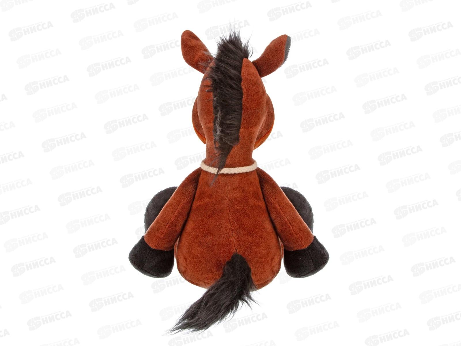 Игрушка ТМ &quotRelana&quot Конь темно-коричневый, 24см, RL25065-24