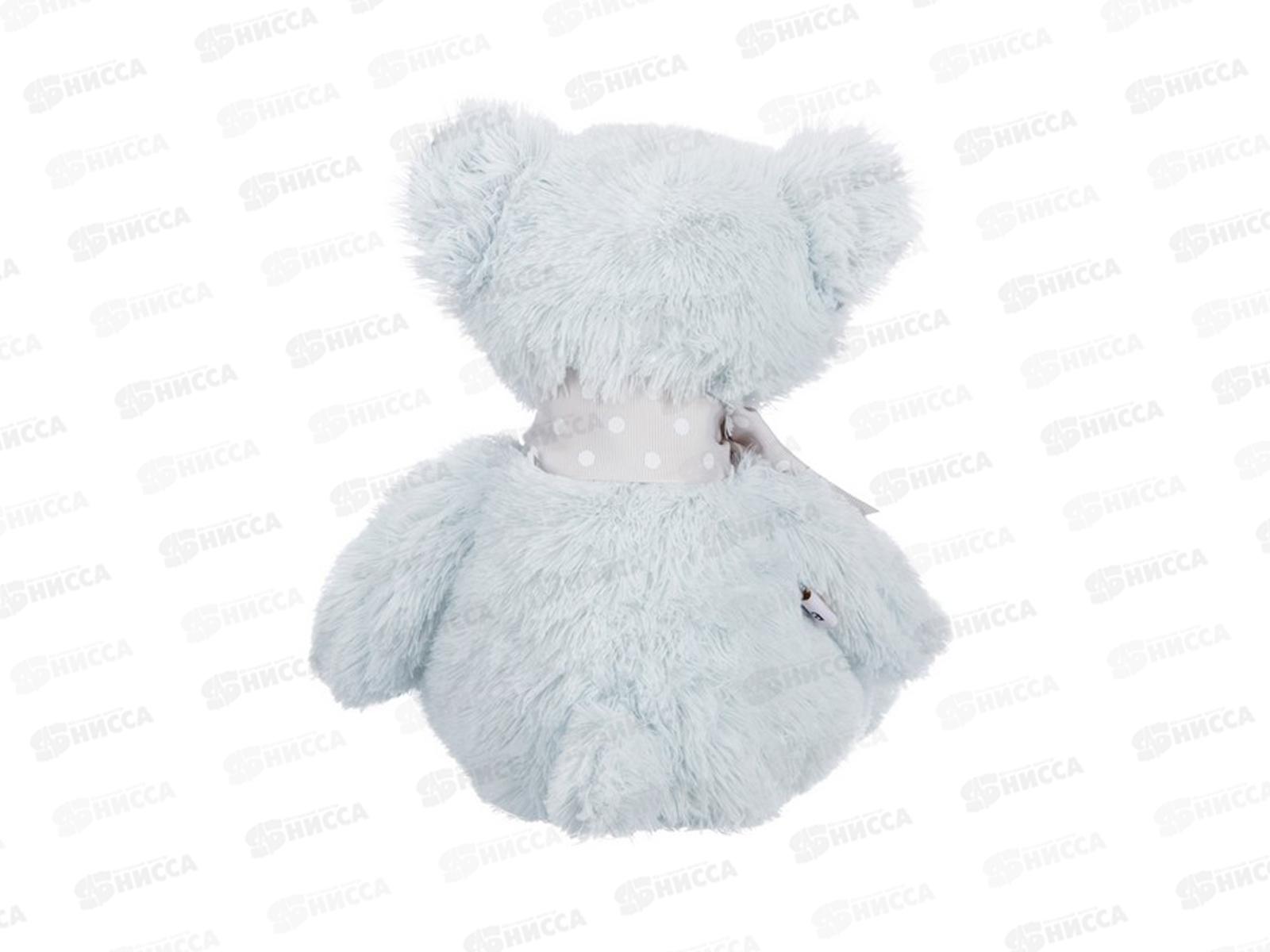 Игрушка ТМ &quotRelana&quot Мишка светло-мятный с бантиком, 19см, RL24170-19