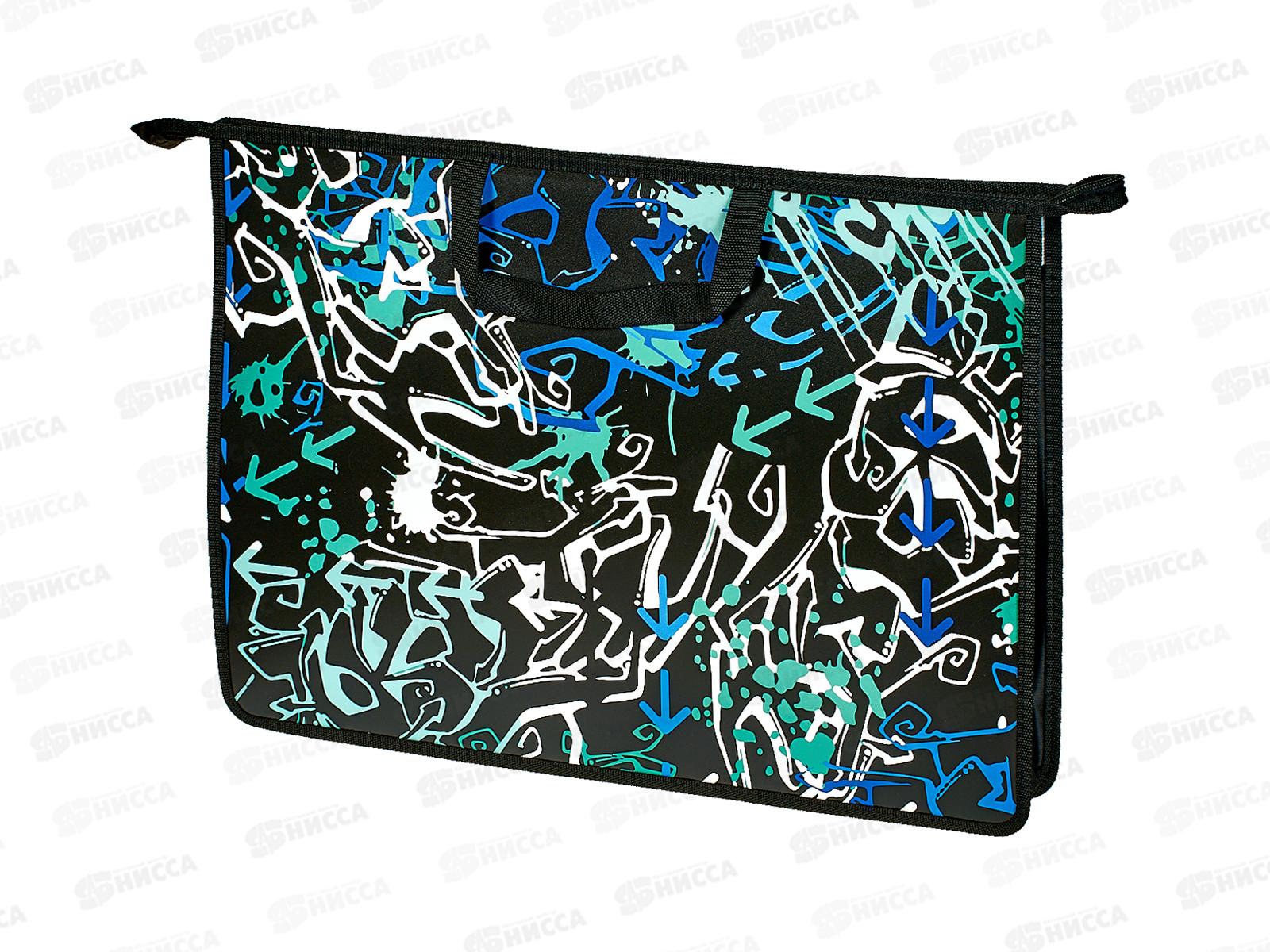 Папка на молнии LAMARK А3 Абстракция, 1отд. 310 *12/192