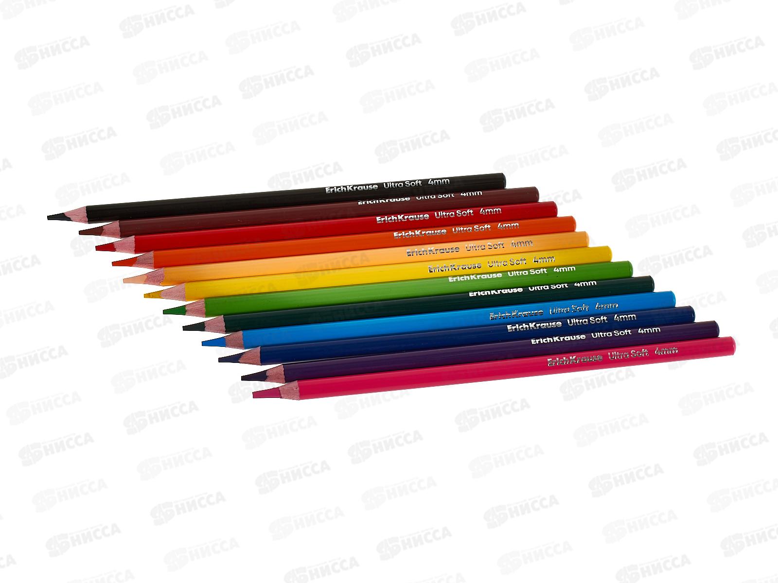 Карандаши 12цв EK Art Spirit круглые 61824  *12