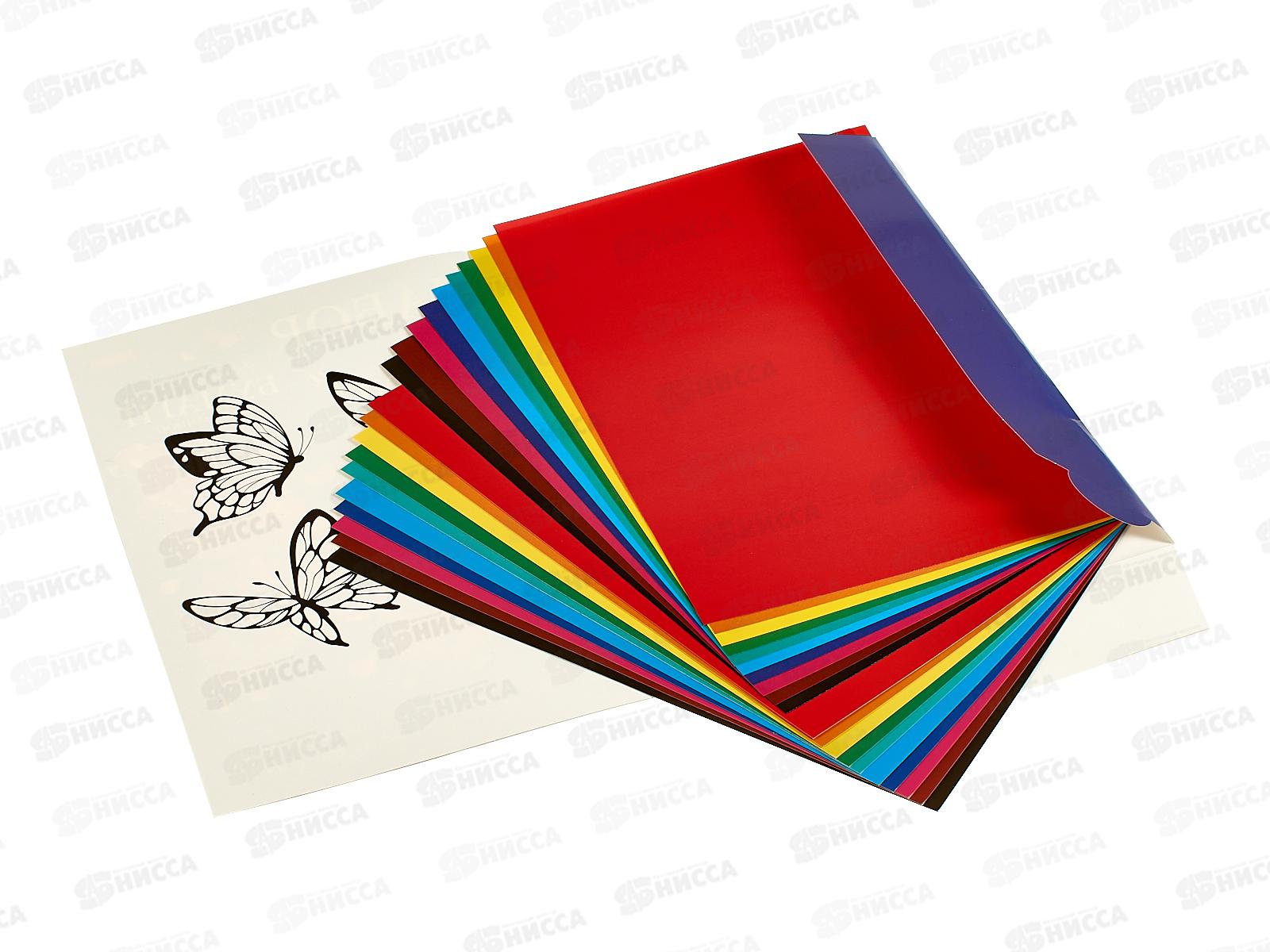 Цв.карт.+бум. Hatber А4 20/10цв.+10цв,Нежность лепестков 32440 *20