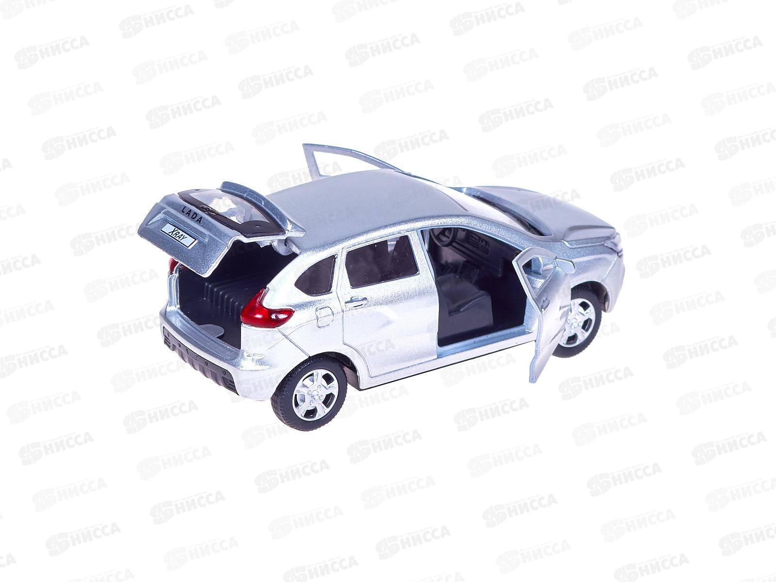 Машина &quotТЕХНОПАРК&quot металл &quotLADA XRAY&quot 12см, серебристый XRAY-SL