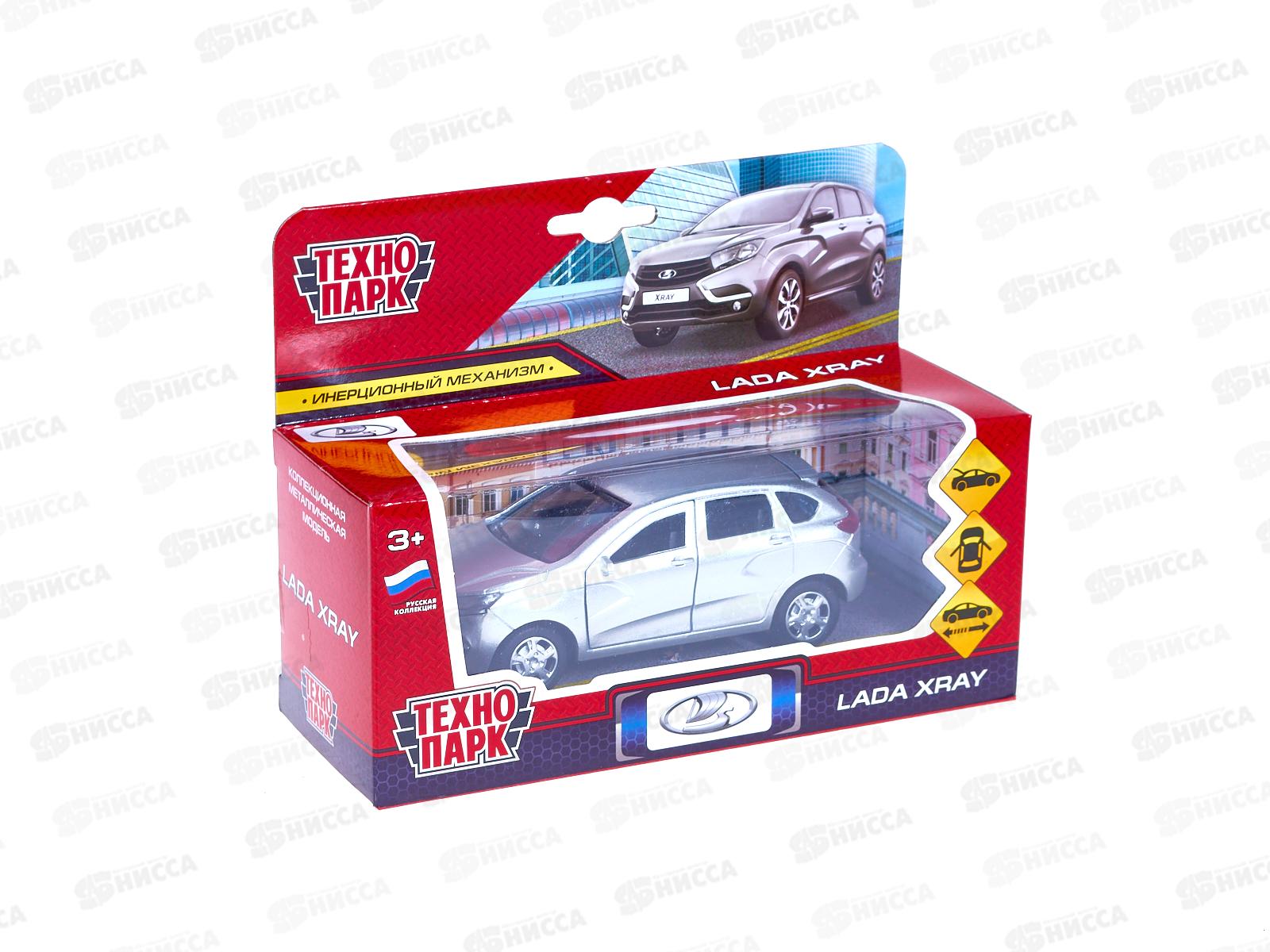 Машина &quotТЕХНОПАРК&quot металл &quotLADA XRAY&quot 12см, серебристый XRAY-SL