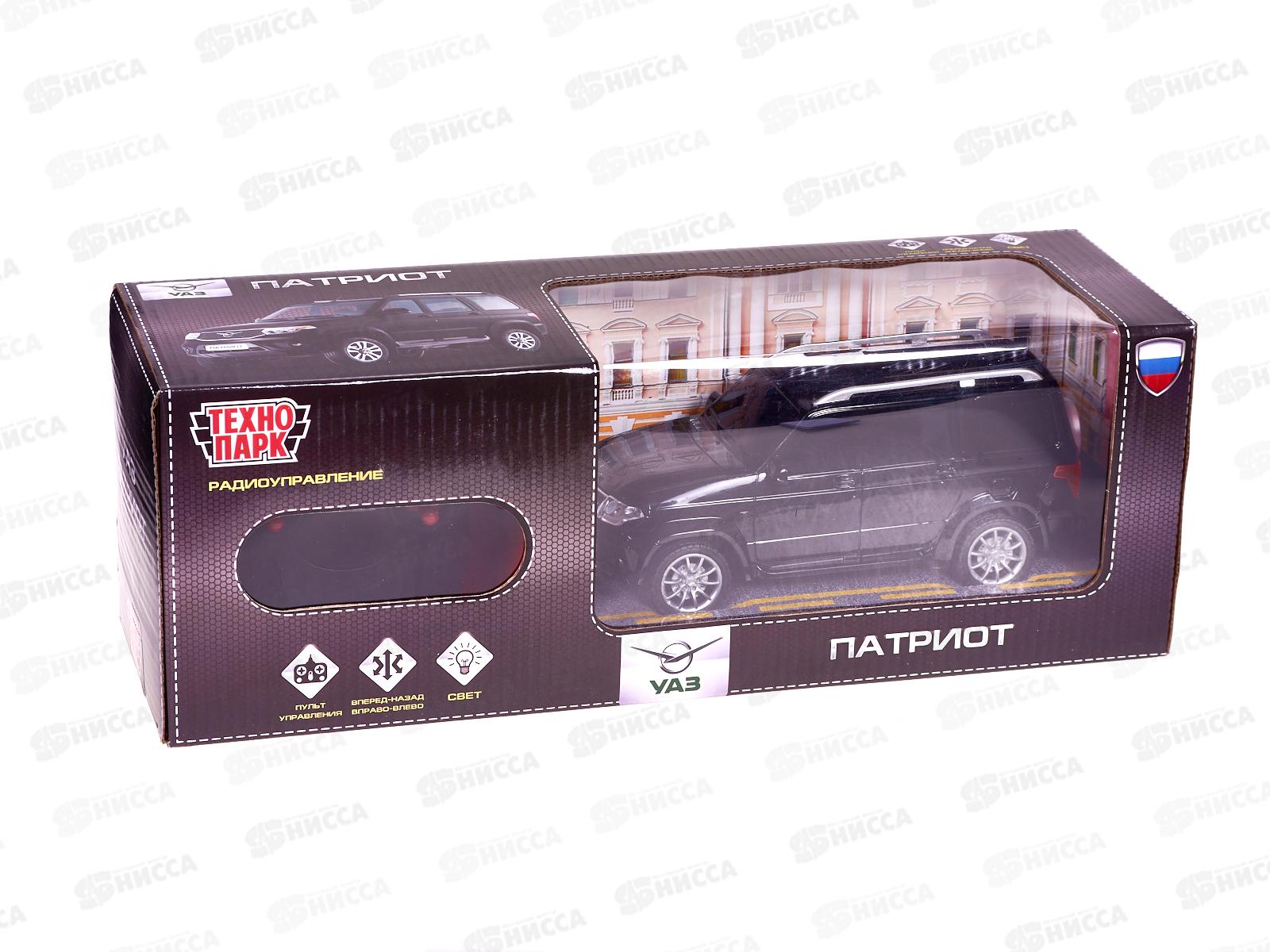 Машина р/у &quotТехнопарк&quot УАЗ ПАТРИОТ 19см, черный, 19RCL-BK