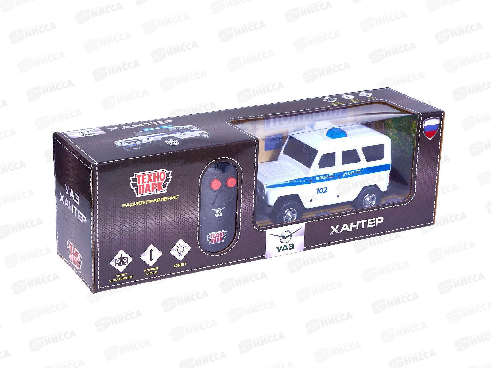 Машина р/у &quotТехнопарк&quot УАЗ ХАНТЕР Полиция, 15см, бел., 15RCPOL-WN