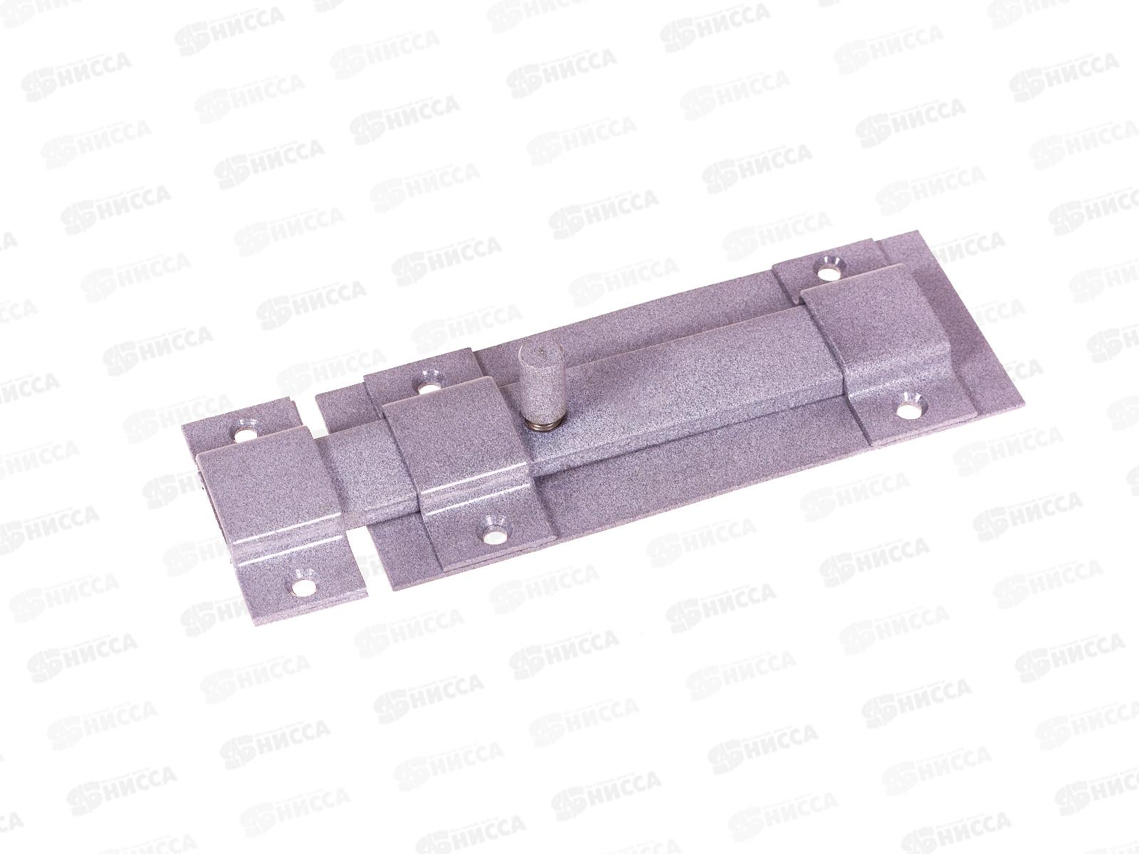 Засов накладной 3ПК-1 серый Аверс 012889