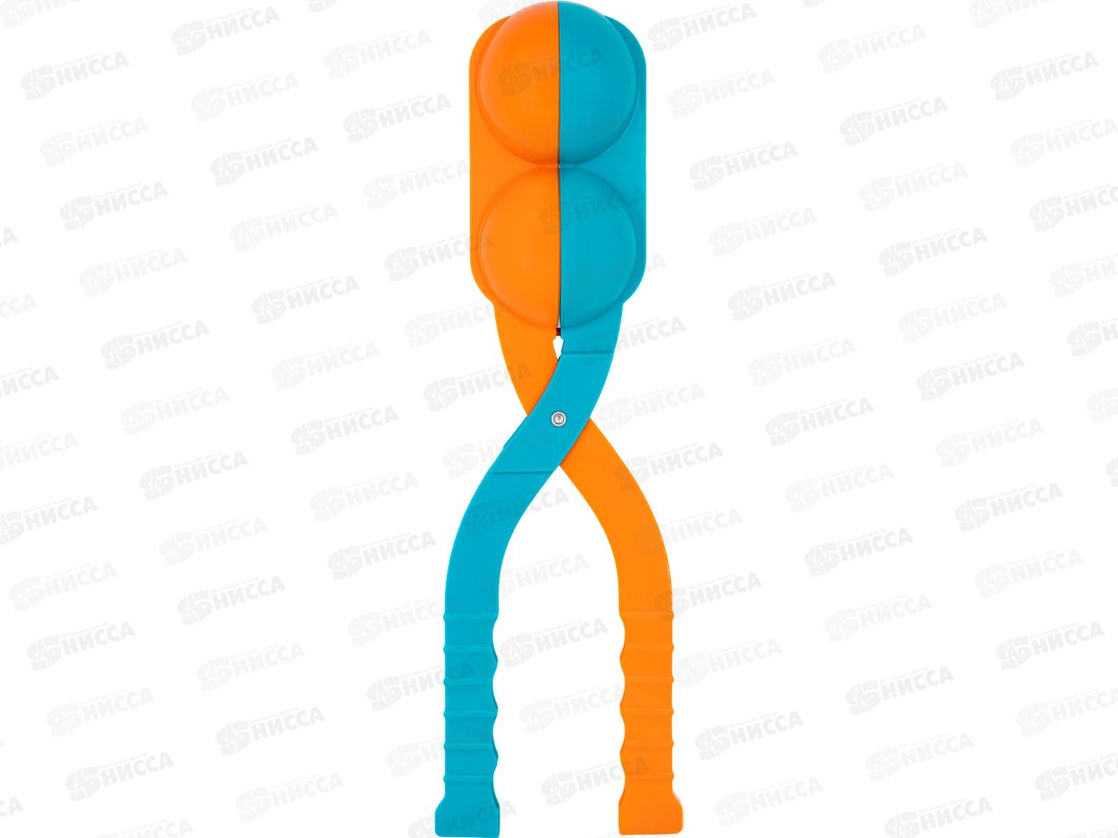 Снежколеп 38см 2 шарика оранжево-синий Dvizhok FG250115100R