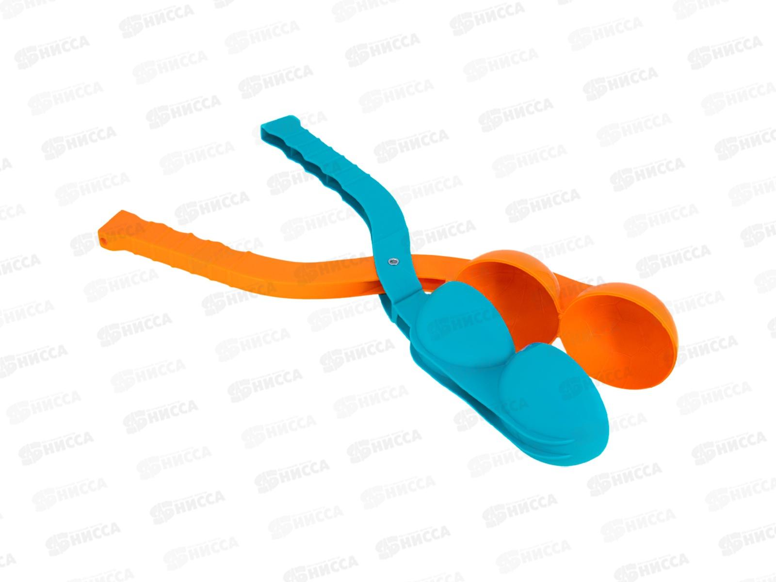 Снежколеп 38см 2 шарика оранжево-синий Dvizhok FG250115100R