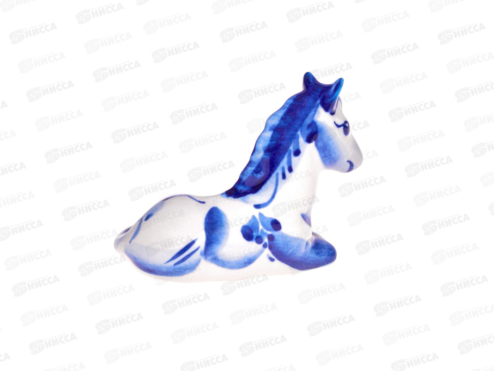 Сувенир &quotЛошадь лежащая&quot 7*9см гжель 10880866