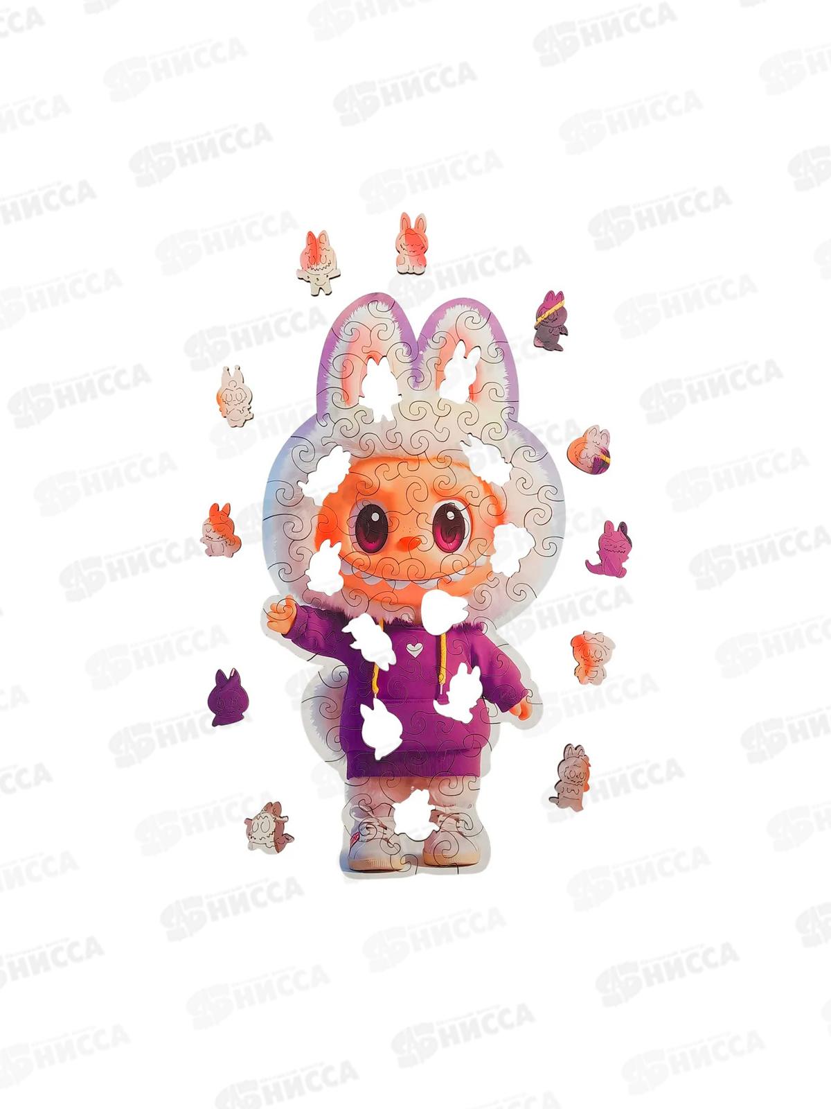 Пазл фигурный деревянный &quotЛабуЭльф в толстовке&quot LB-005