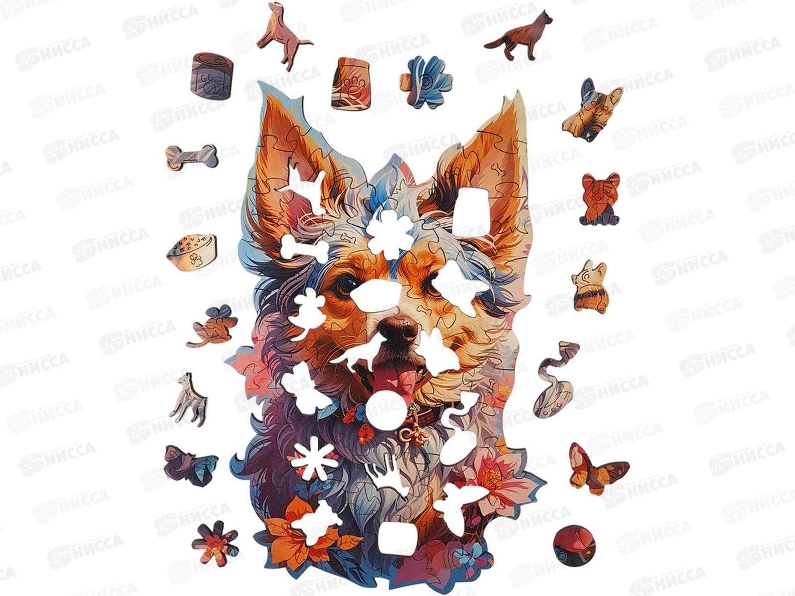 Пазл фигурный деревянный &quotСчастливый Пёсик&quot P-051