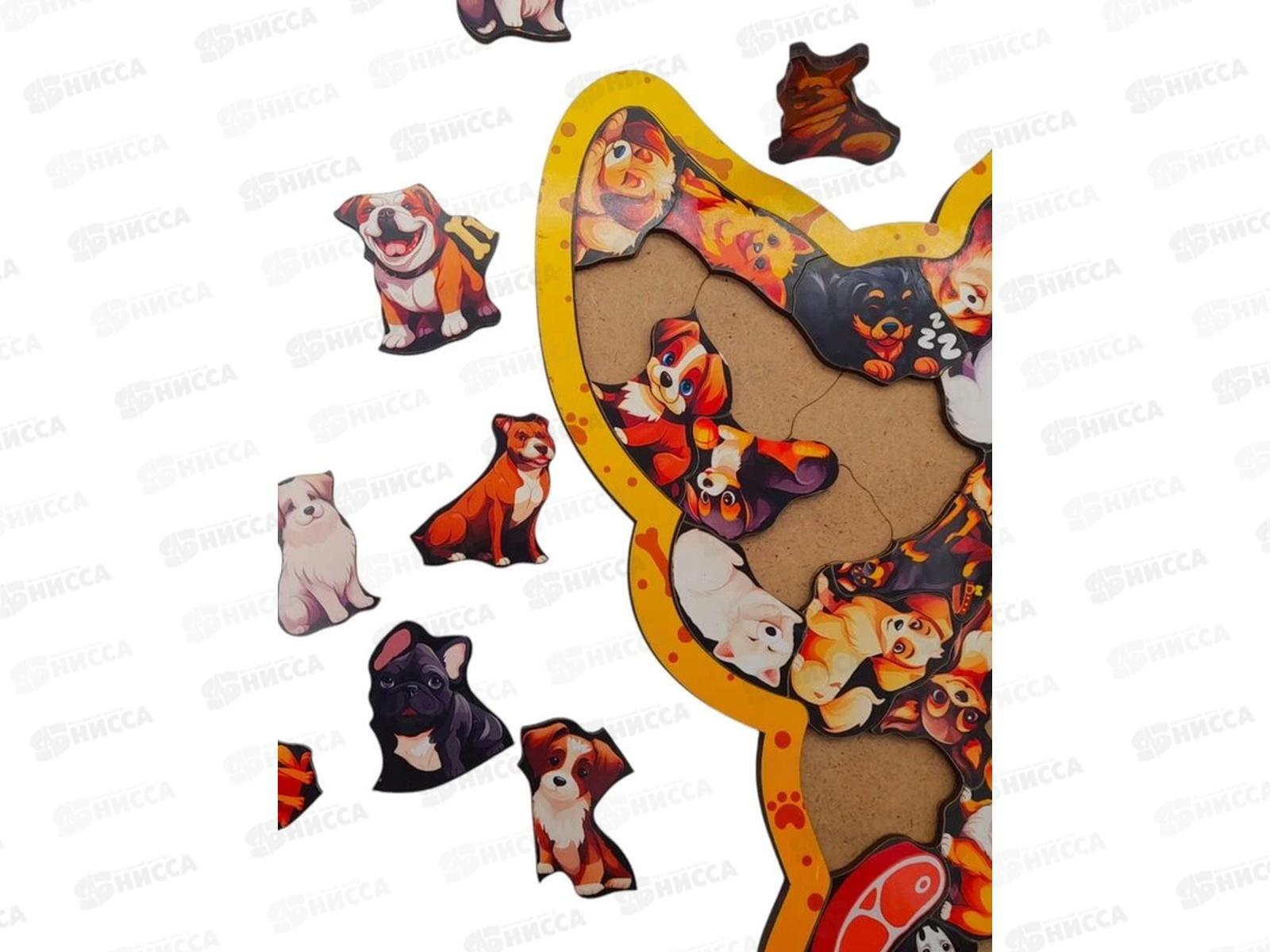 Пазл в рамке для детей &quotСобачки&quot R-005