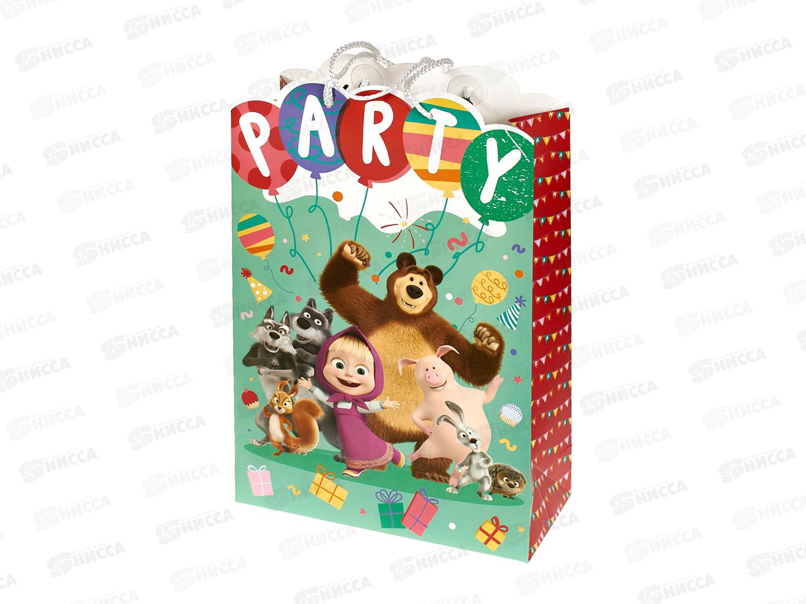 Пакет подарочный 22х31х10см ml Креативный Маша PML-130080-MМ*12