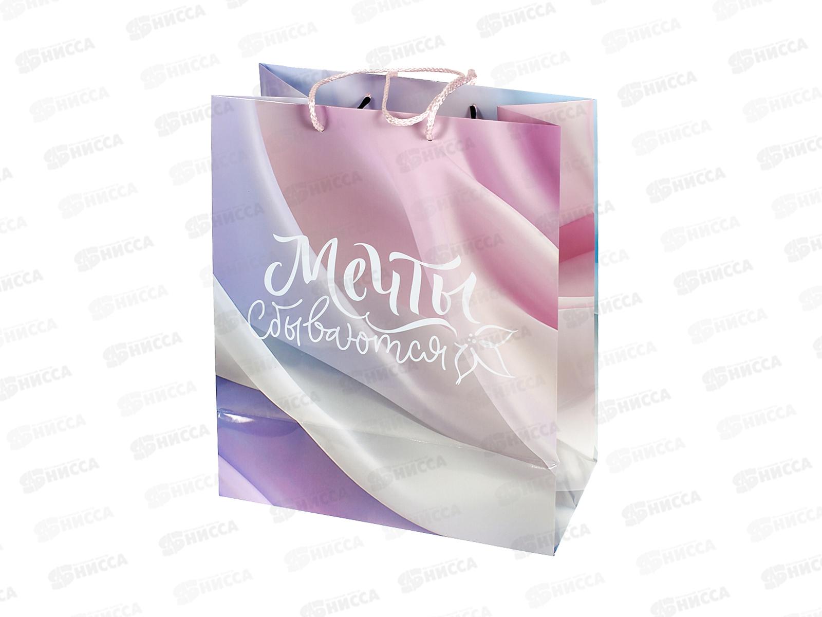 Пакет подарочный 26х32х14см l Глянцевый Мечты PL-124714-DR *12