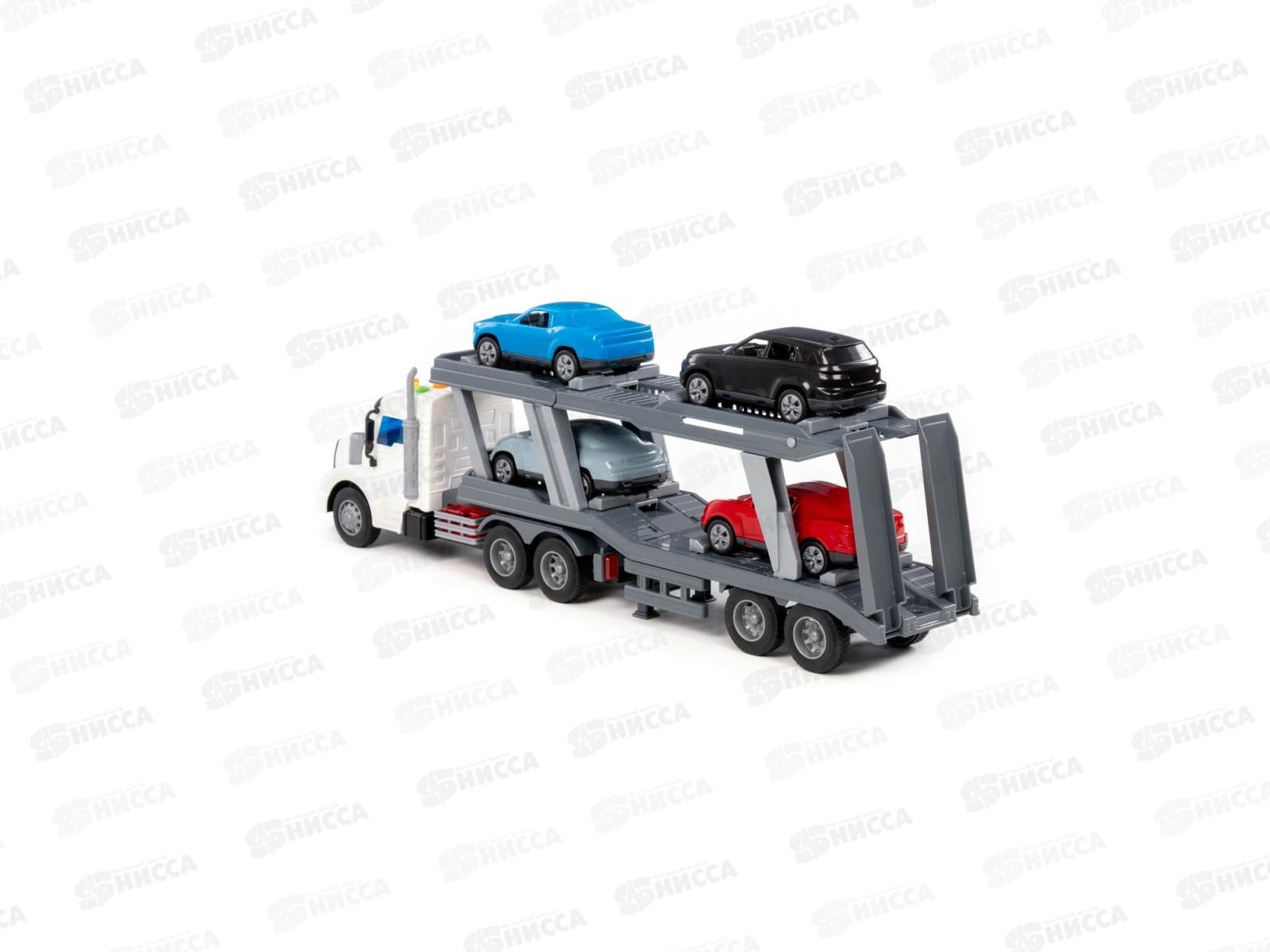 Автомобиль-тягач &quotПрофи&quot + автомобиль &quotОптима&quot, 70498 в коробке *4