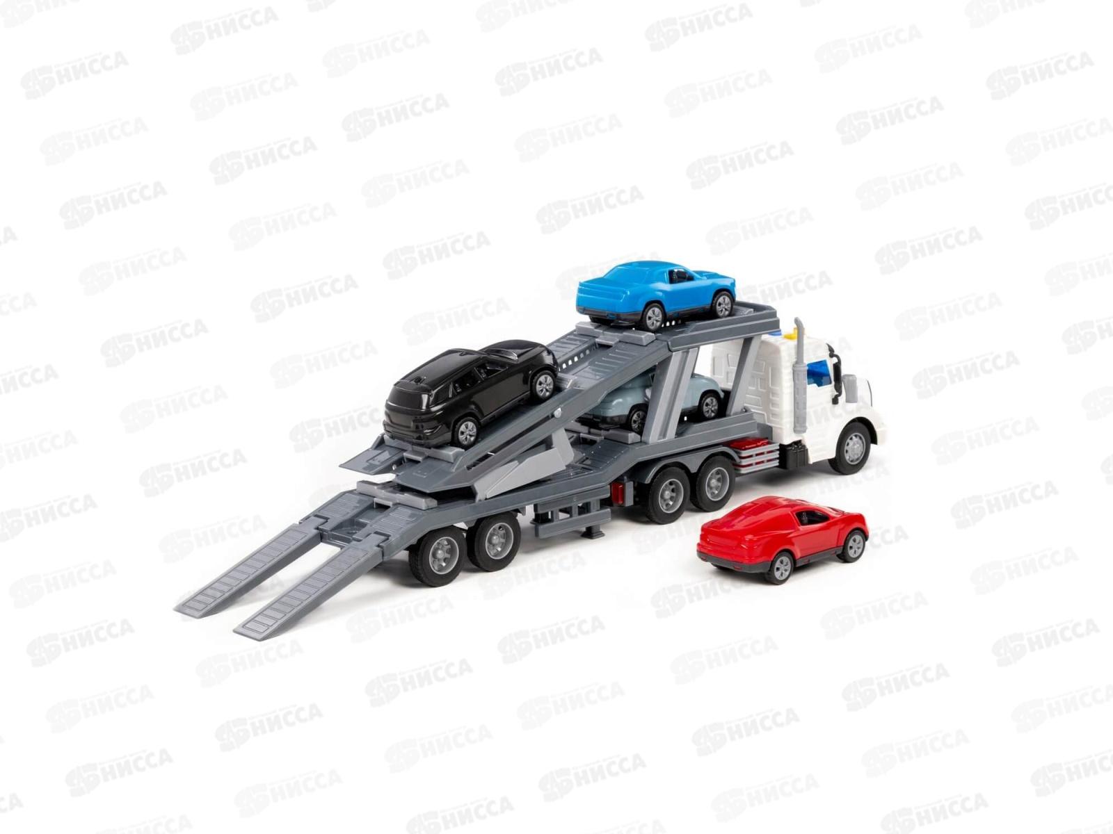 Автомобиль-тягач &quotПрофи&quot + автомобиль &quotОптима&quot, 70498 в коробке *4