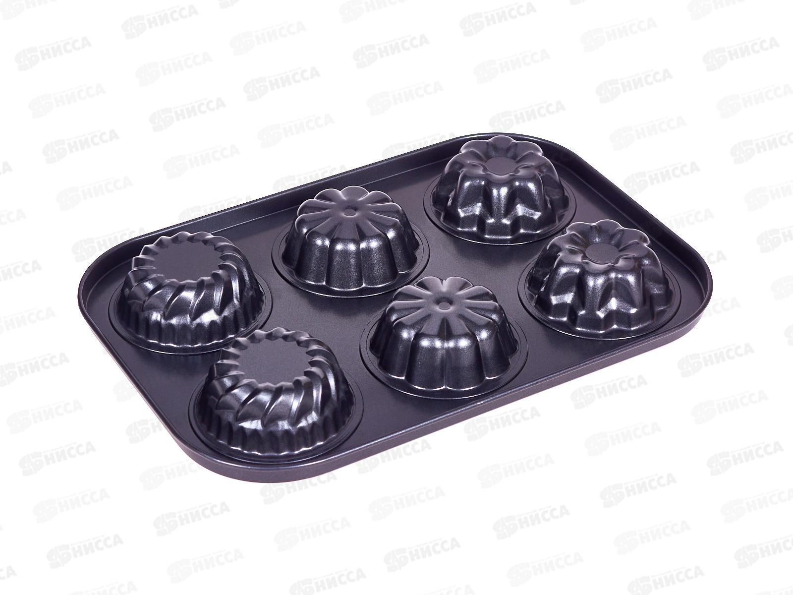 Форма для выпечки &quotЦветы&quot 25,4*17,7см металл 70001-7