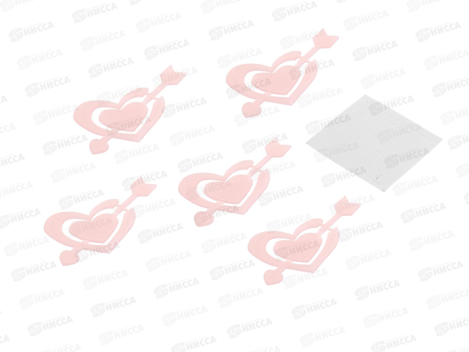 Наклейка светящаяся 12*16 Сердца Р22072-21 *12