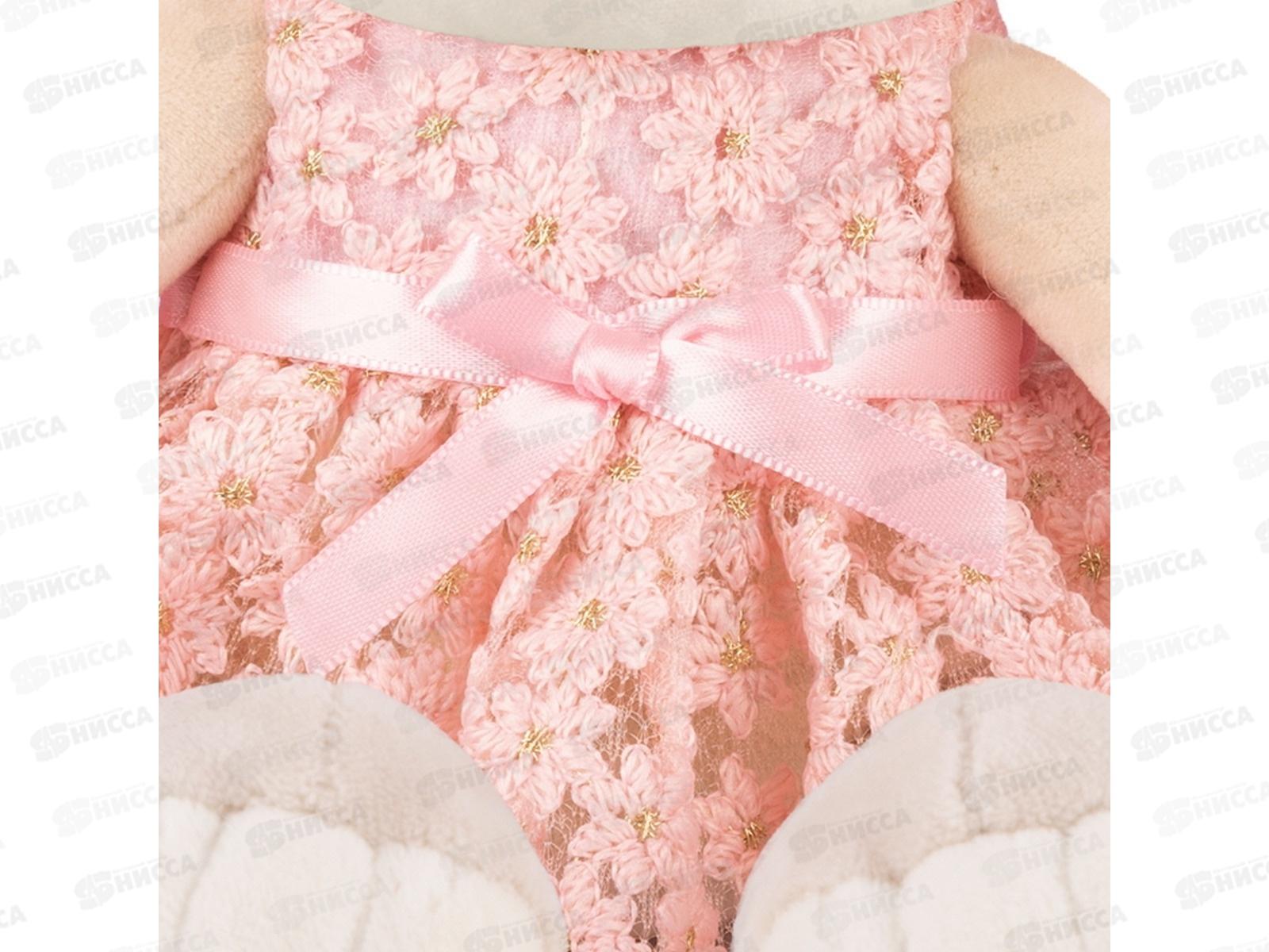 Зайка Jack&Lin Лин в розовом платье. 20см JL-4202317-20 коробка