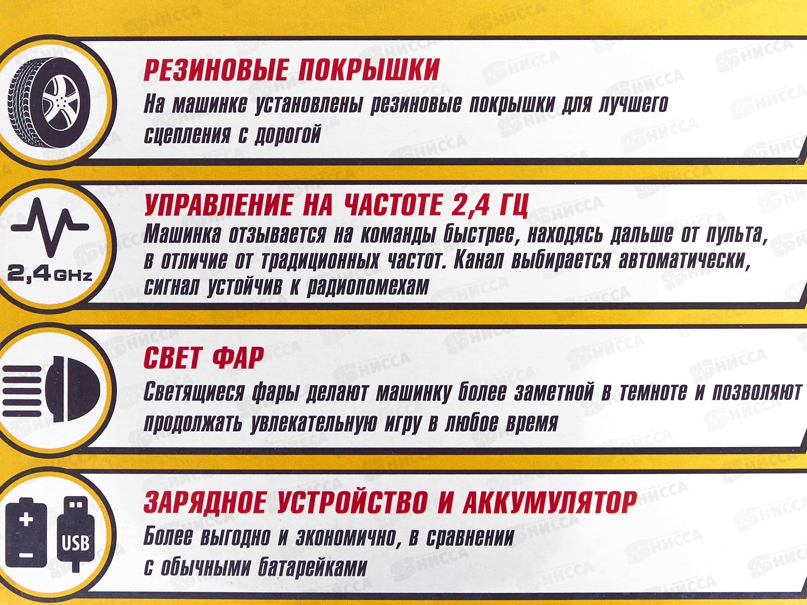 Машинка на пульте р/у &quotBeBoy&quot IT109976, свет,USB заряд,27*11,5*10, в/к