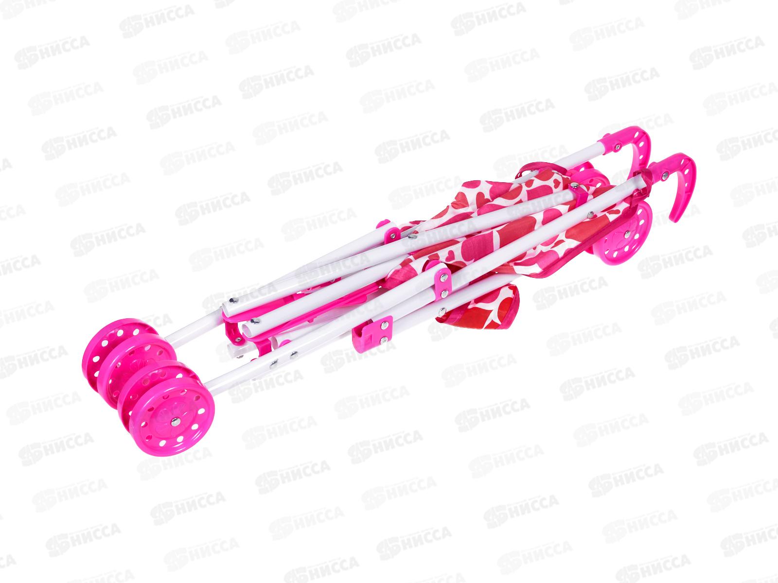 Коляска для кукол, металлическая М7513-С в пакете